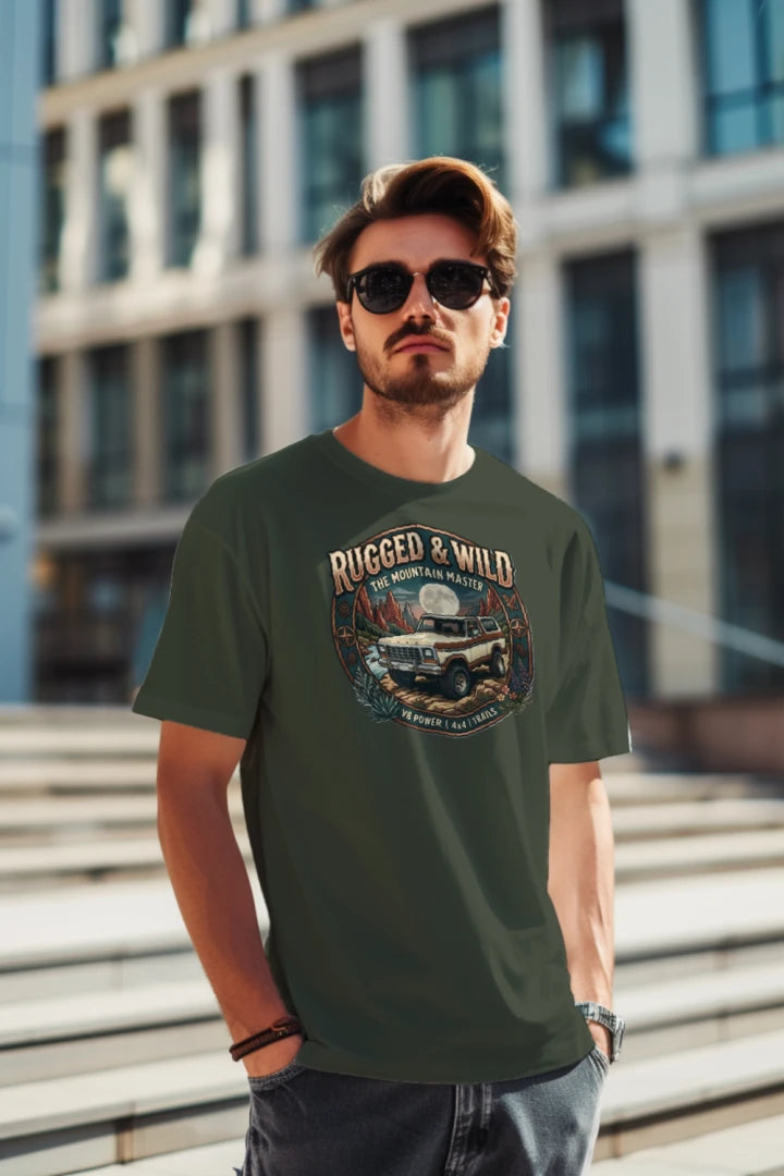 Rugged & Wild Bronco Tee – 2nd Gen Off-Road 4x4 Adventure Shirt T-Shirt