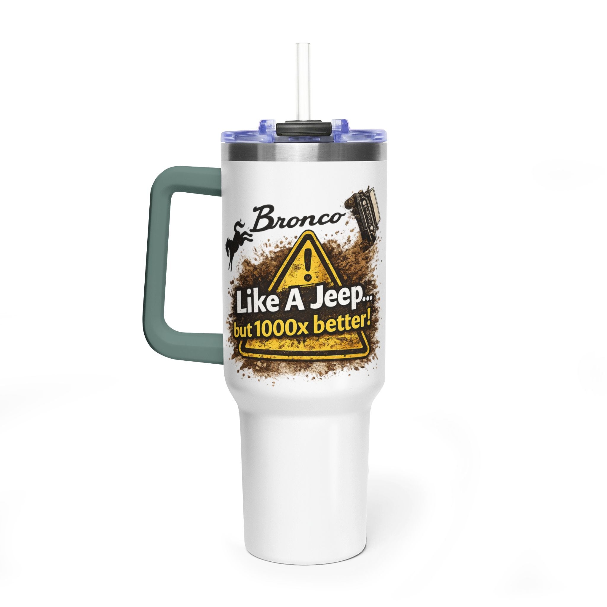 1000x Better 40oz Vacuum Insulated Tumbler | Bronco 60th Anniversary Adventure Travel Mug