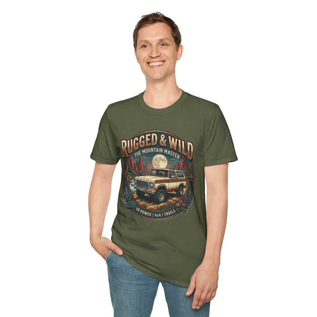 Rugged & Wild Bronco Tee – 2nd Gen Off-Road 4x4 Adventure Shirt