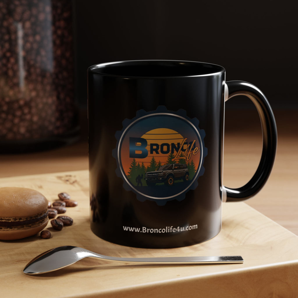 Bronco Life Coffee Mug – Built Wild Est. 1966 Ford Bronco Accent Mug (11oz / 15oz)
