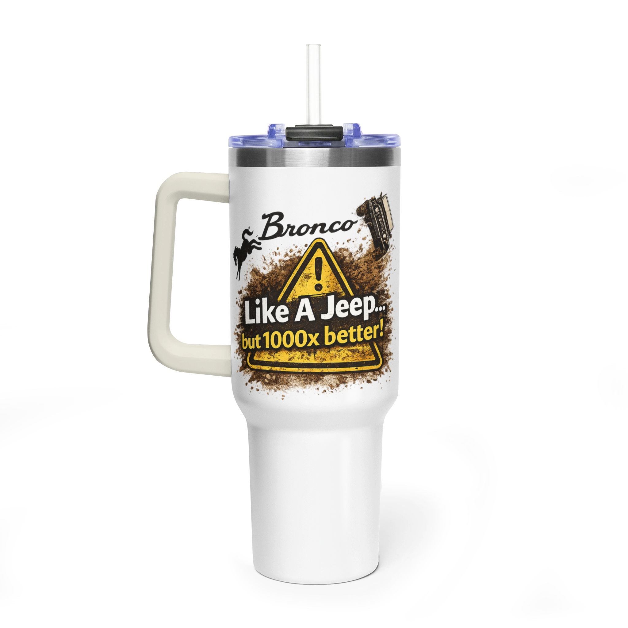 1000x Better 40oz Vacuum Insulated Tumbler | Bronco 60th Anniversary Adventure Travel Mug