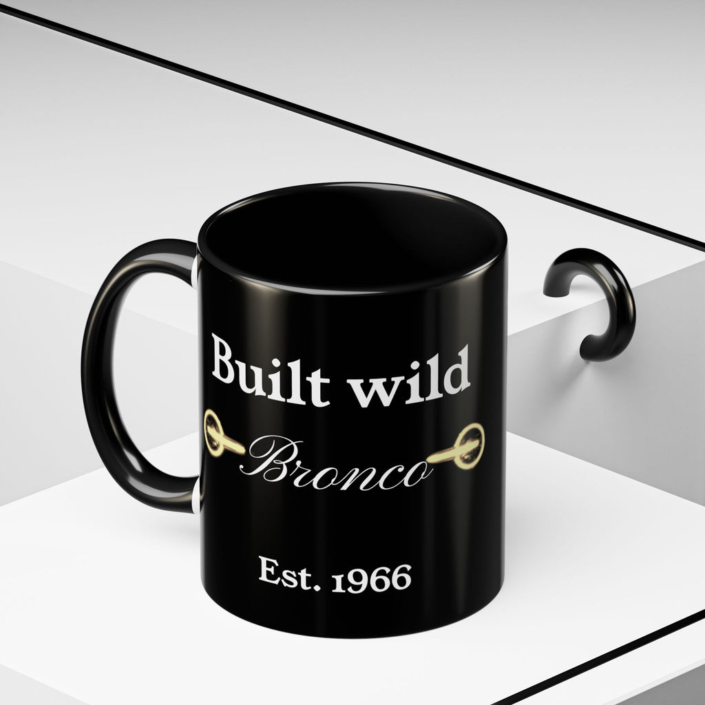 Bronco Life Coffee Mug – Built Wild Est. 1966 Ford Bronco Accent Mug (11oz / 15oz)