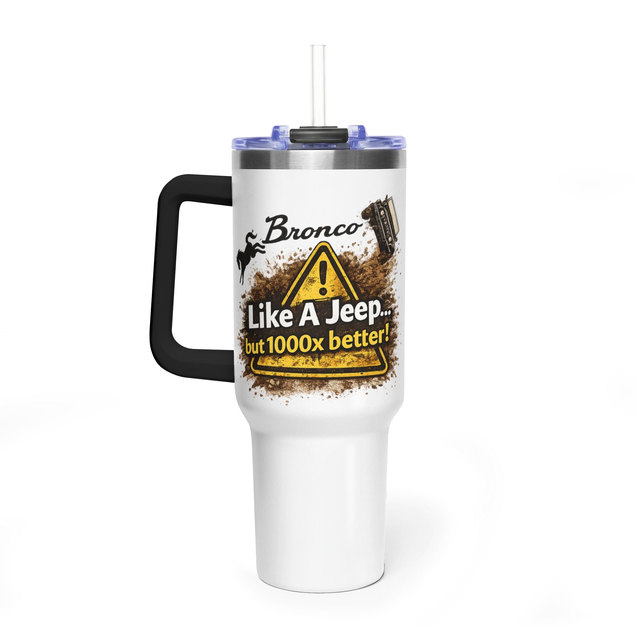 1000x Better 40oz Vacuum Insulated Tumbler | Bronco 60th Anniversary Adventure Travel Mug