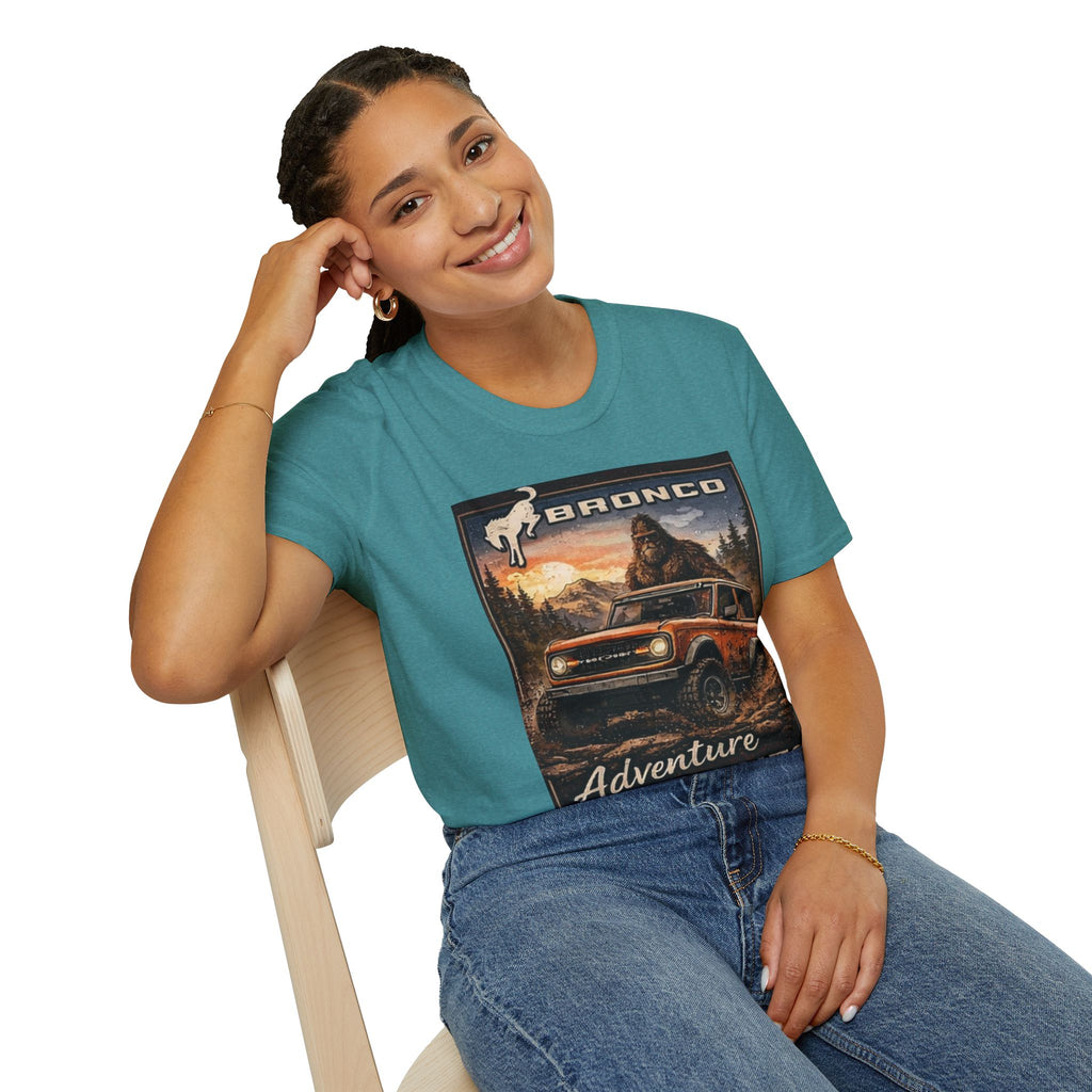 Bronco Adventure Awaits T-Shirt – Built Wild, 6G Approved