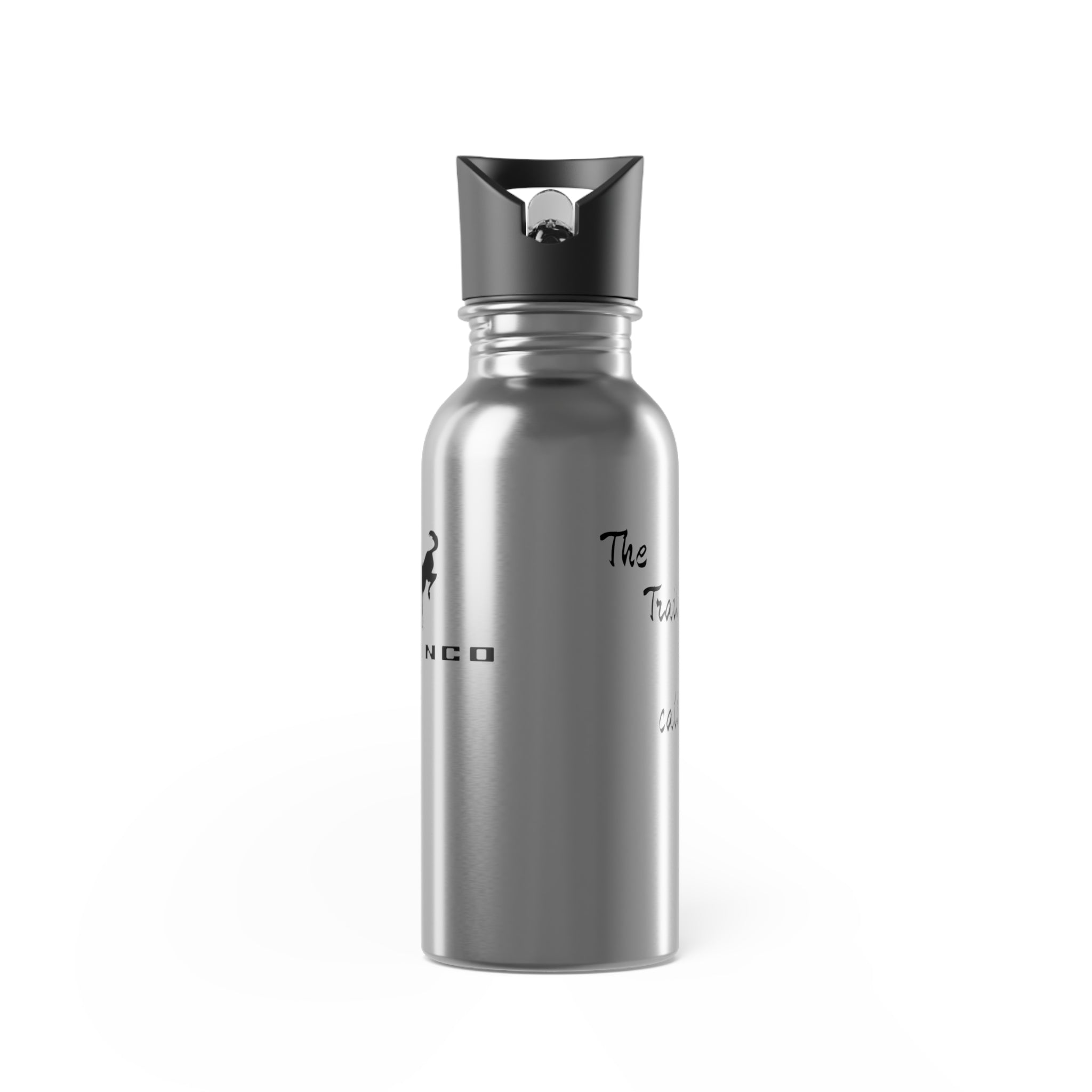 “The Trail Is Calling” Bronco Water Bottle — 20oz Rugged Hydration for Wild Rides