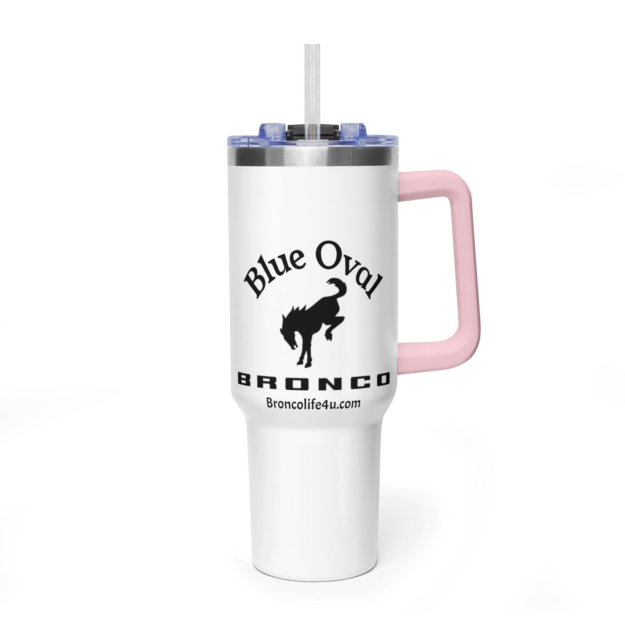 Smiles Per Gallon 40oz Vacuum Insulated Tumbler | Bronco Lifestyle Adventure Travel Mug