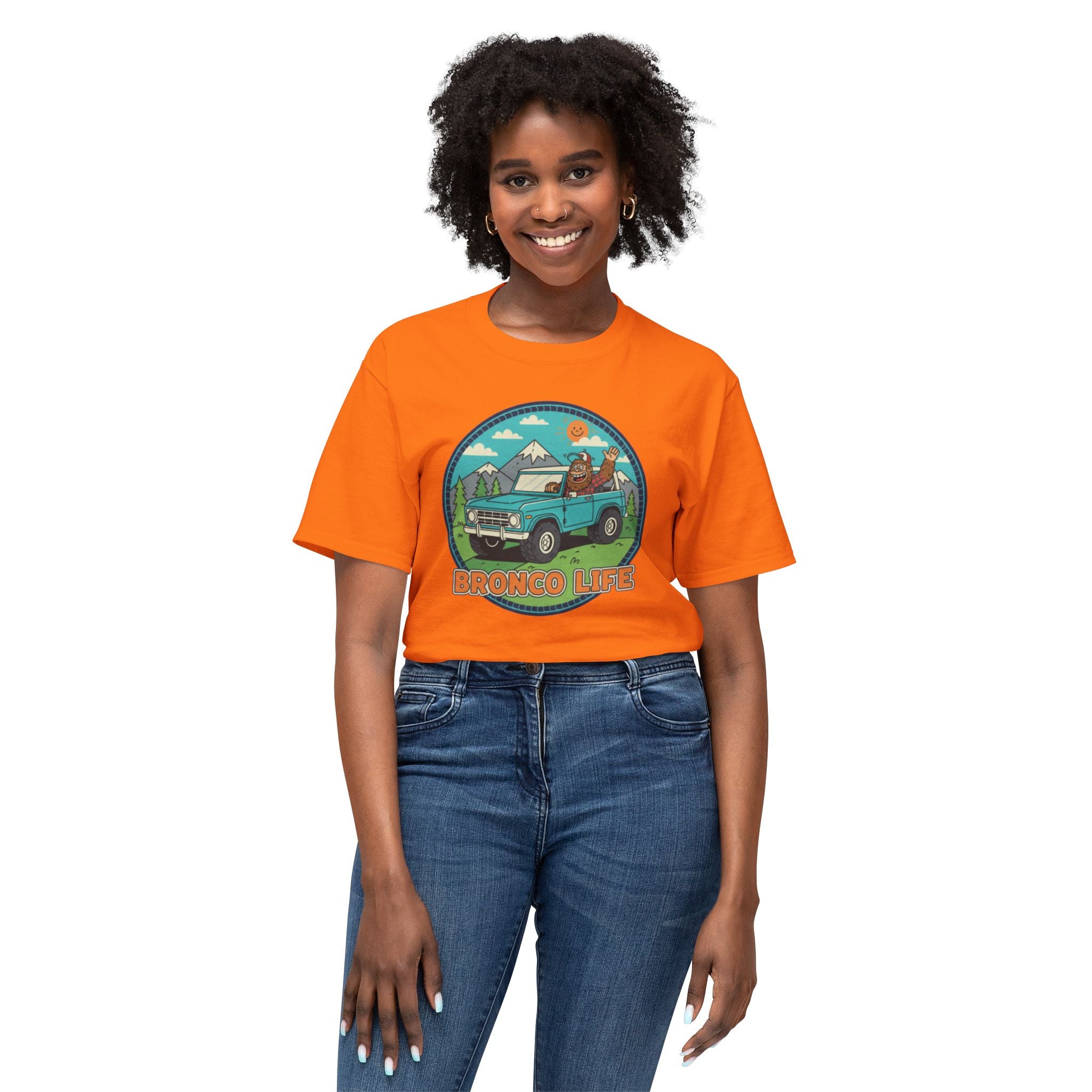 Sasquatch Off-Road Co-Pilot Tee — The Legendary Bronco Adventure Edition