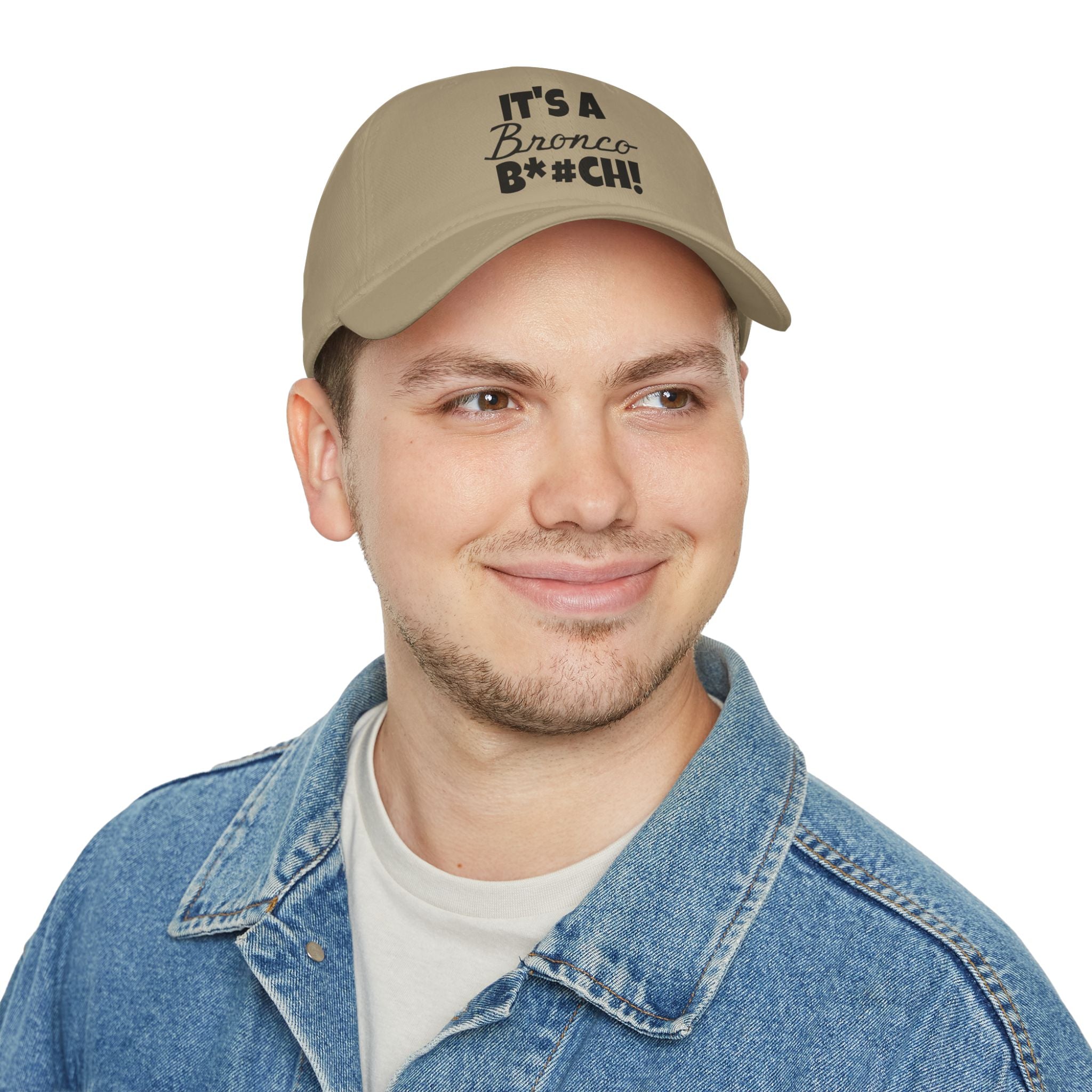 "It’s a Bronco B*#CH!" Low Profile Dad Hat – Bold Ford Bronco Graphic Cap