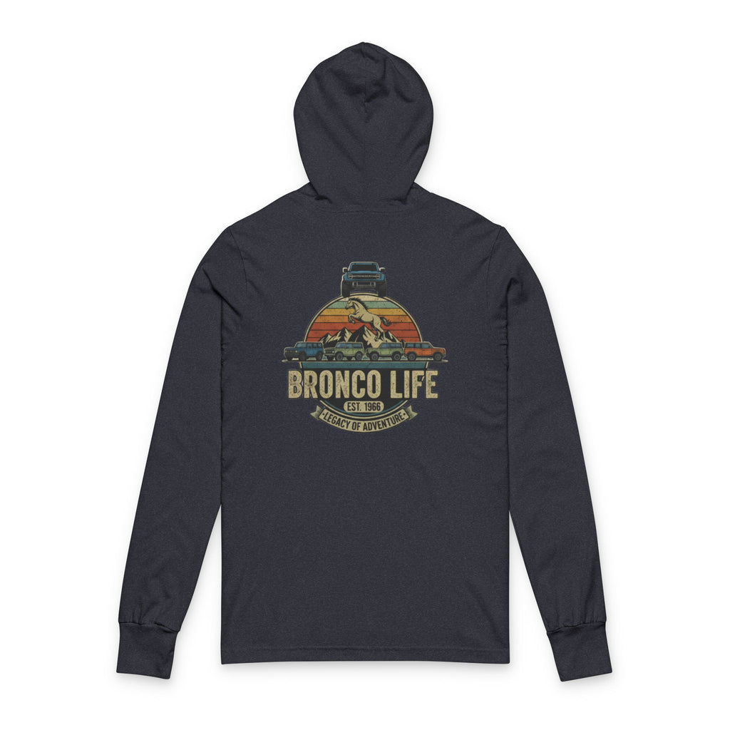Bronco Life “Urban Meets Wild” Hooded TriBlend Tee – Trailblazer Edition