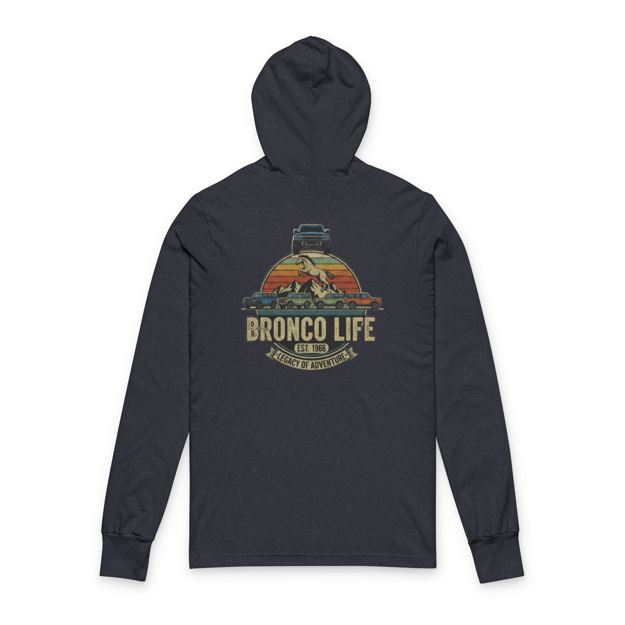 Bronco Life “Urban Meets Wild” Hooded TriBlend Tee – Trailblazer Edition