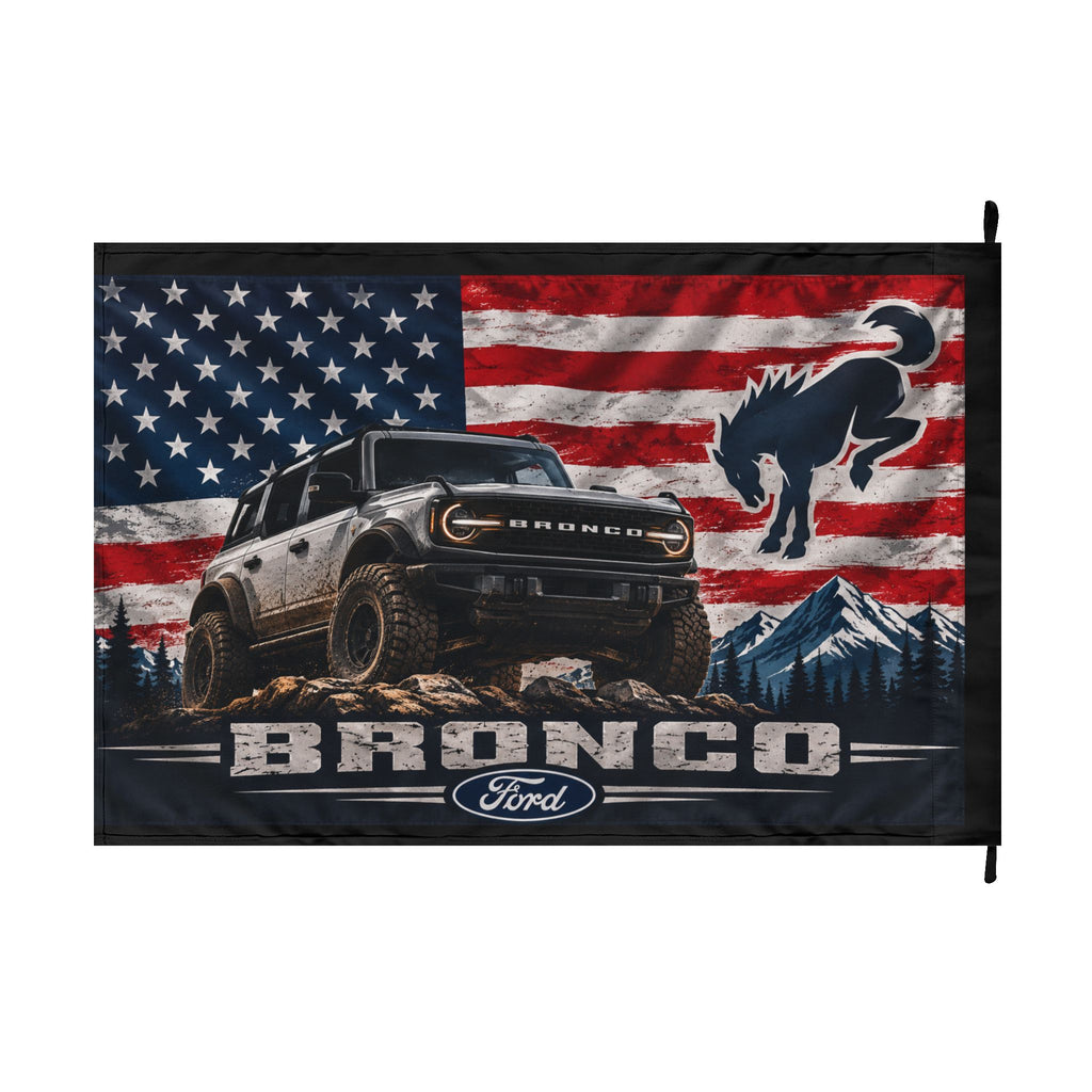 Built for the Wild Double-Sided Flag | Adventure-Ready Off-Road Decor