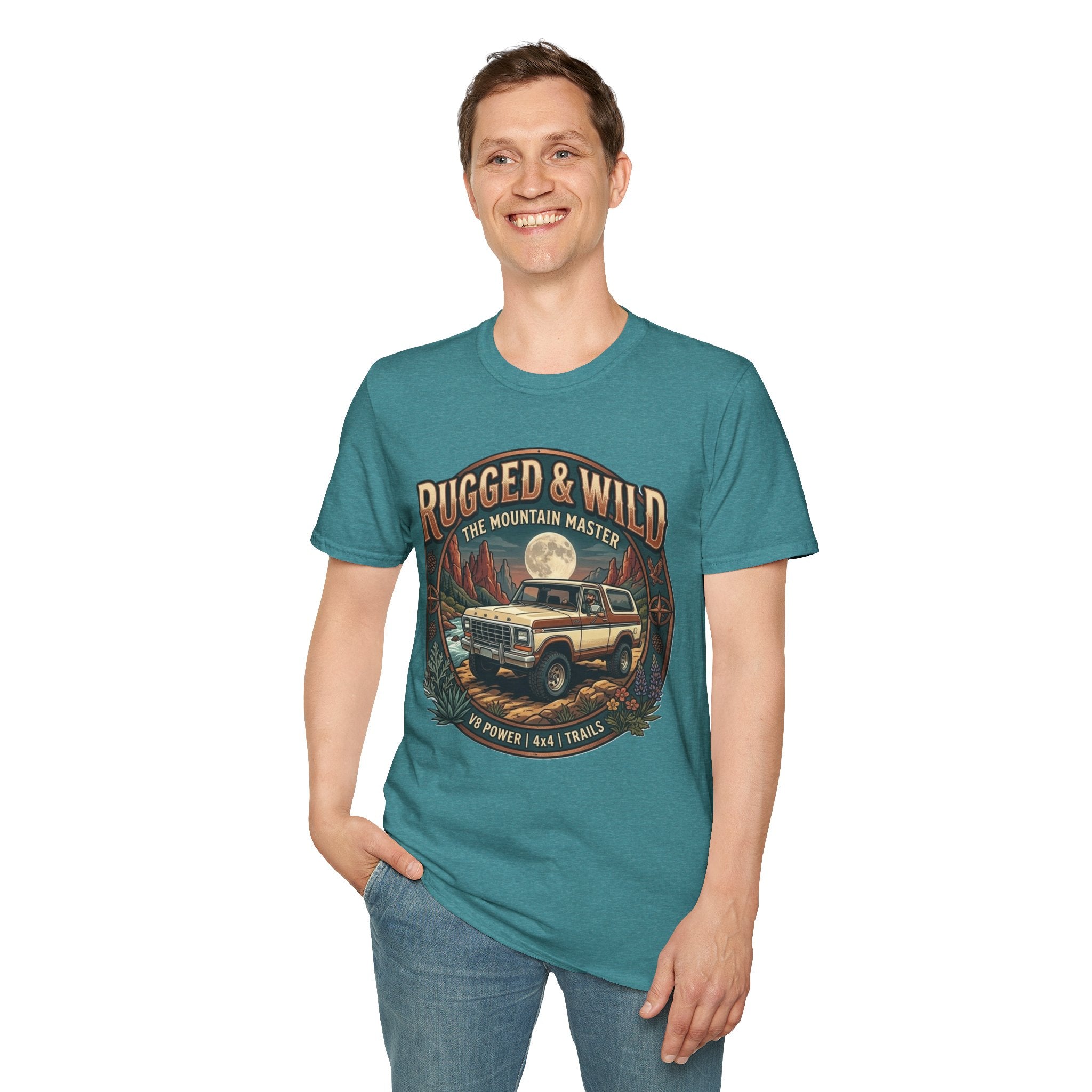 Rugged & Wild Bronco Tee – 2nd Gen Off-Road 4x4 Adventure Shirt