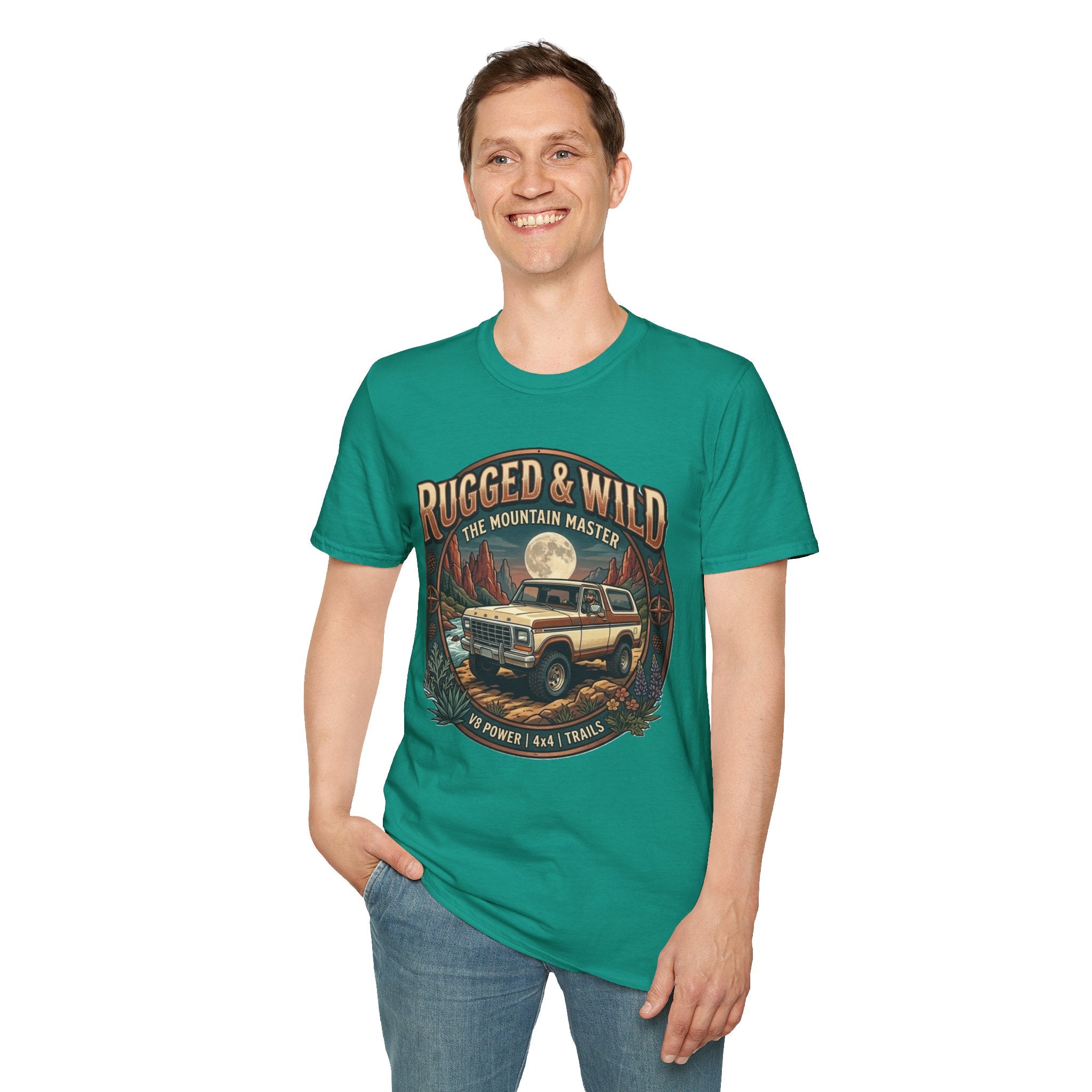 Rugged & Wild Bronco Tee – 2nd Gen Off-Road 4x4 Adventure Shirt