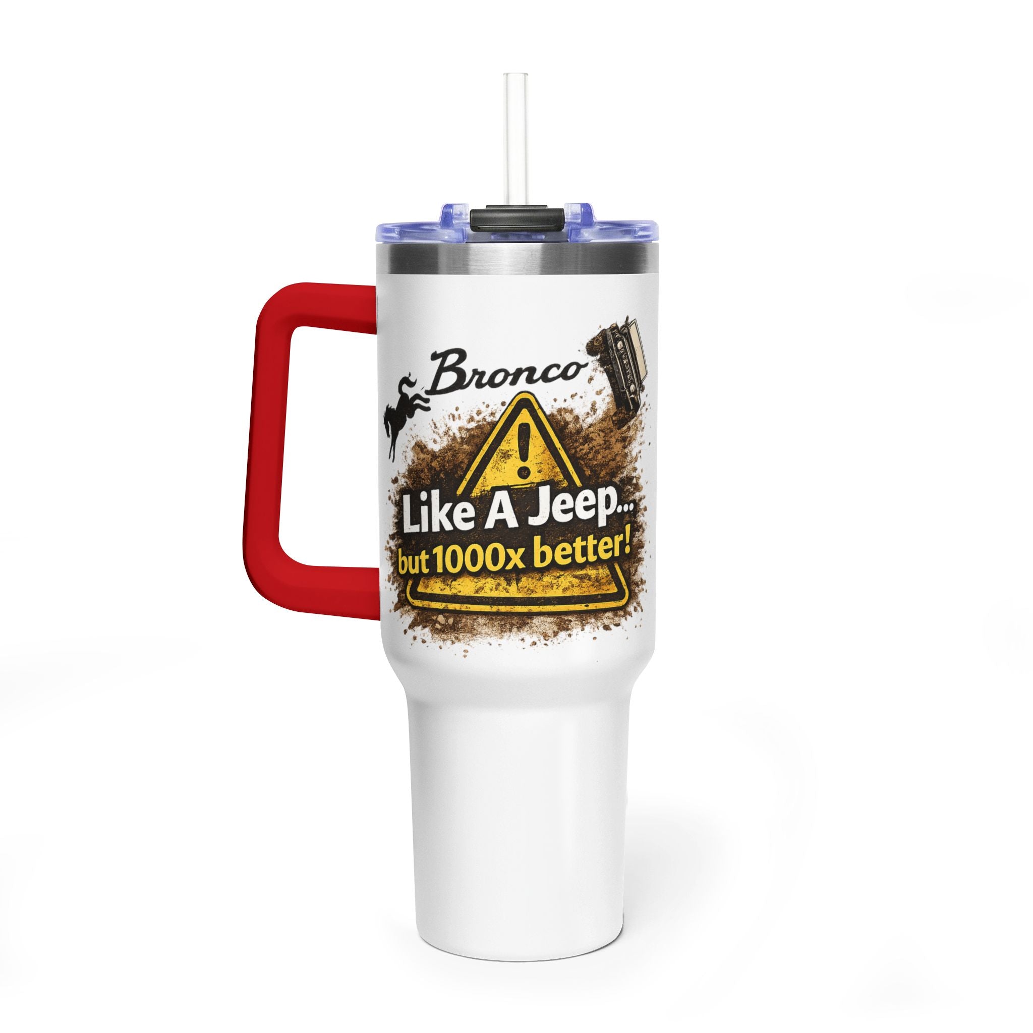 1000x Better 40oz Vacuum Insulated Tumbler | Bronco 60th Anniversary Adventure Travel Mug