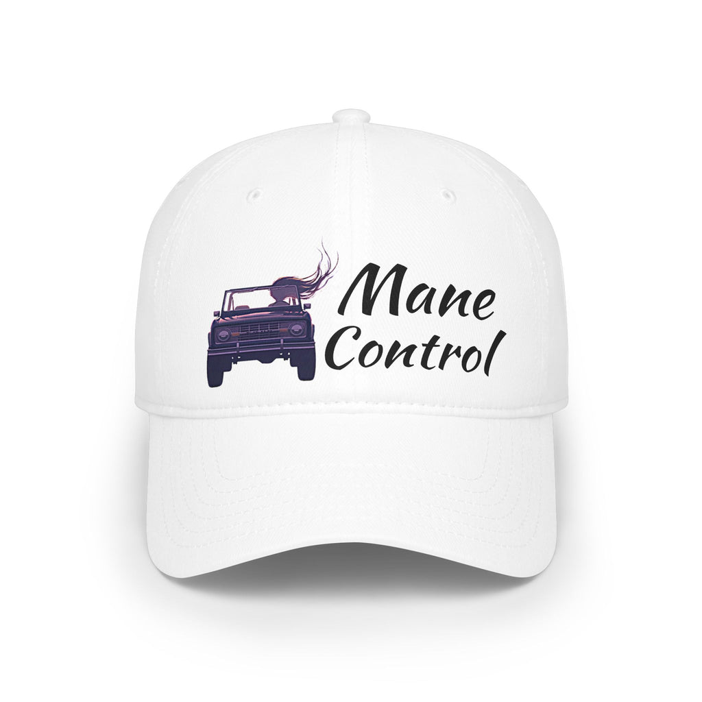 Mane Controller Baseball Cap – Ford Bronco Headlight Lifestyle Hat White One size Hats