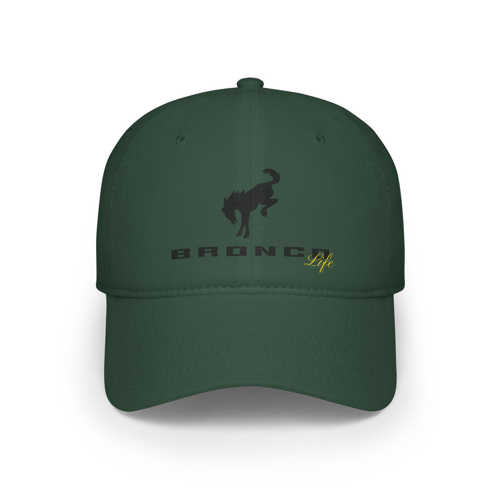 Bronco Life Cap — “Rough Terrain, No Retreat” Bucking Bronco Edition