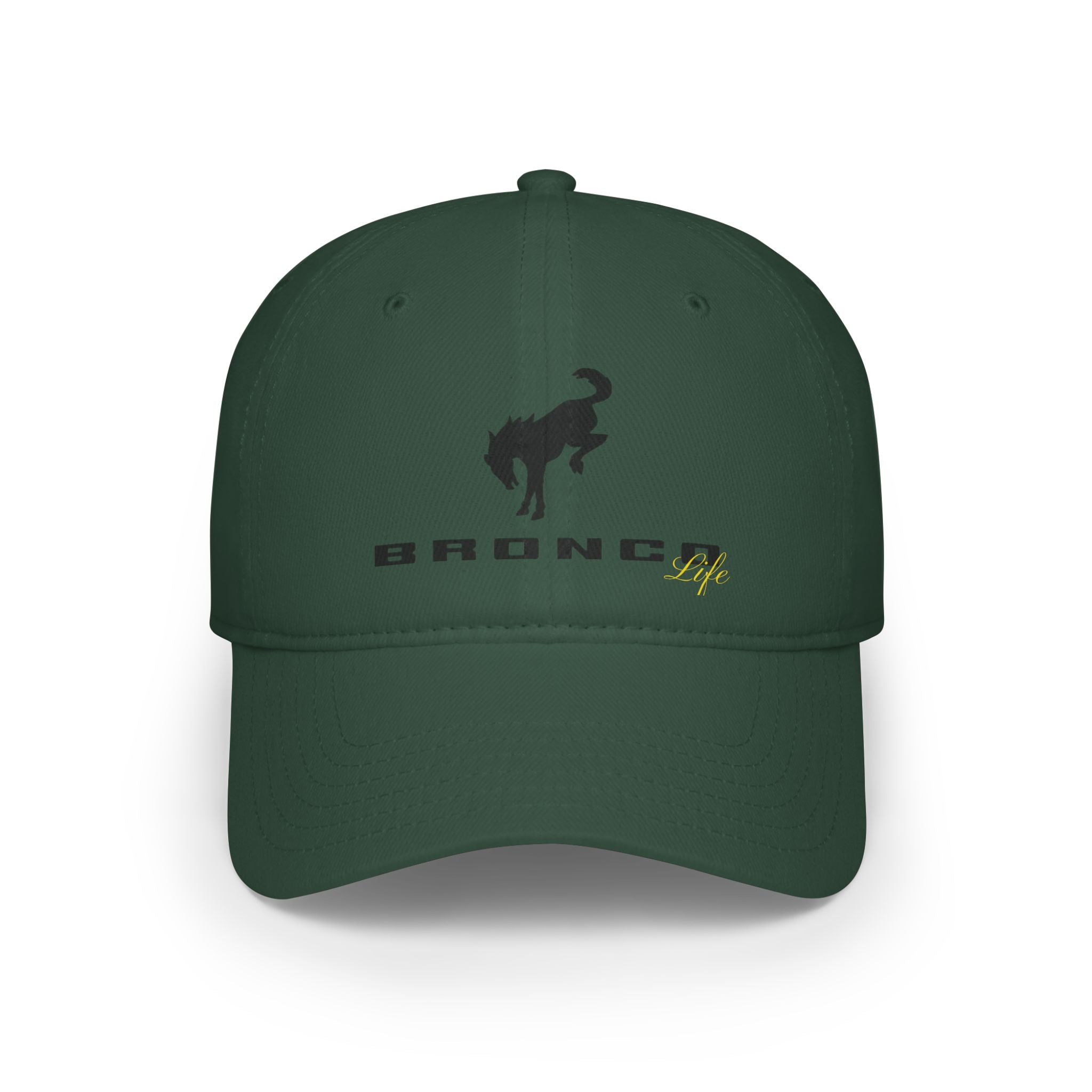 Bronco Life Cap — “Rough Terrain, No Retreat” Bucking Bronco Edition