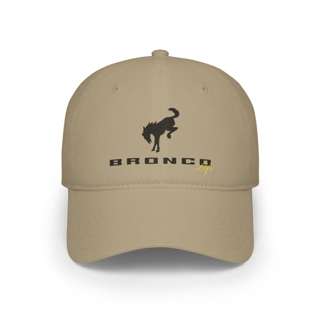 Bronco Life Cap — “Rough Terrain, No Retreat” Bucking Bronco Edition