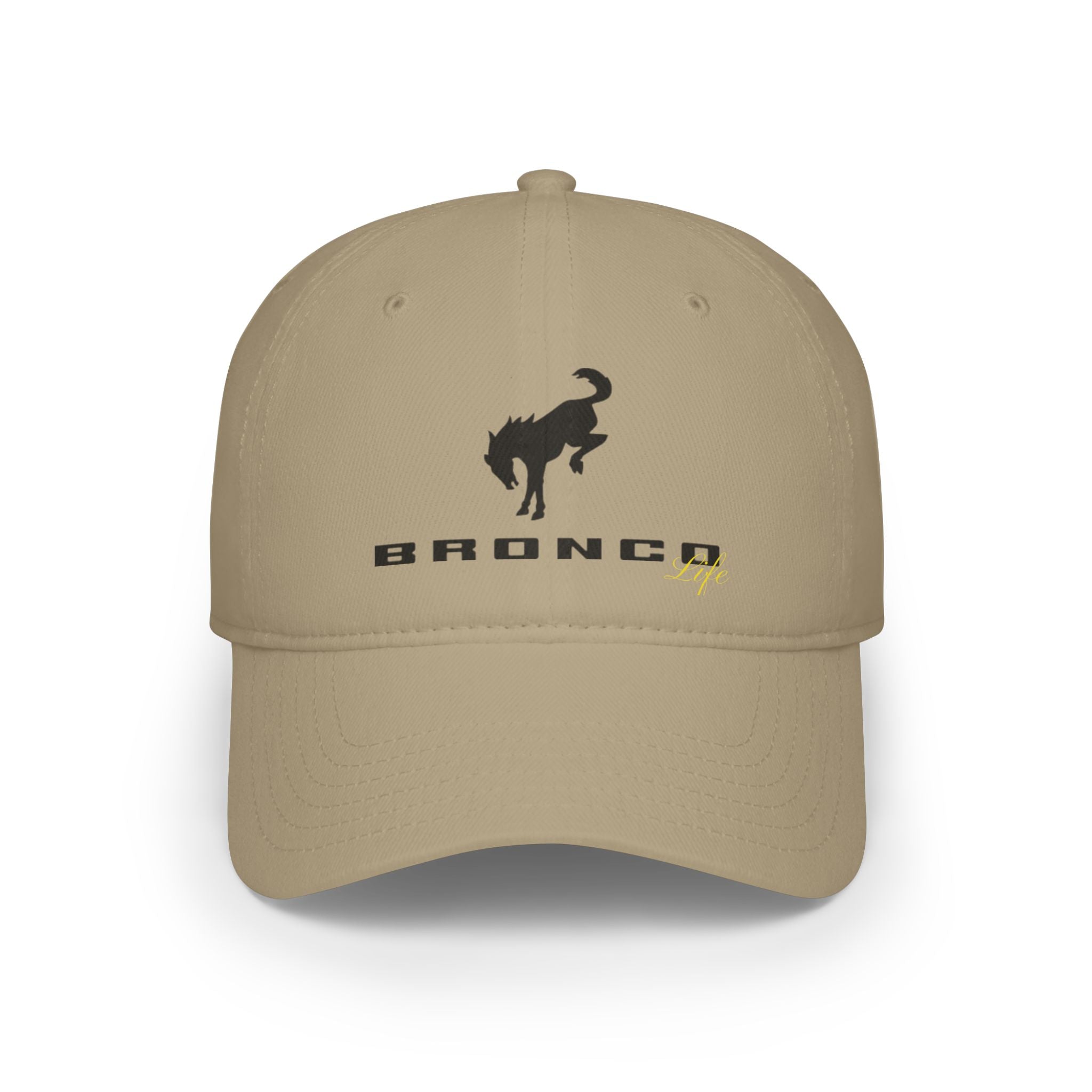 Bronco Life Cap — “Rough Terrain, No Retreat” Bucking Bronco Edition