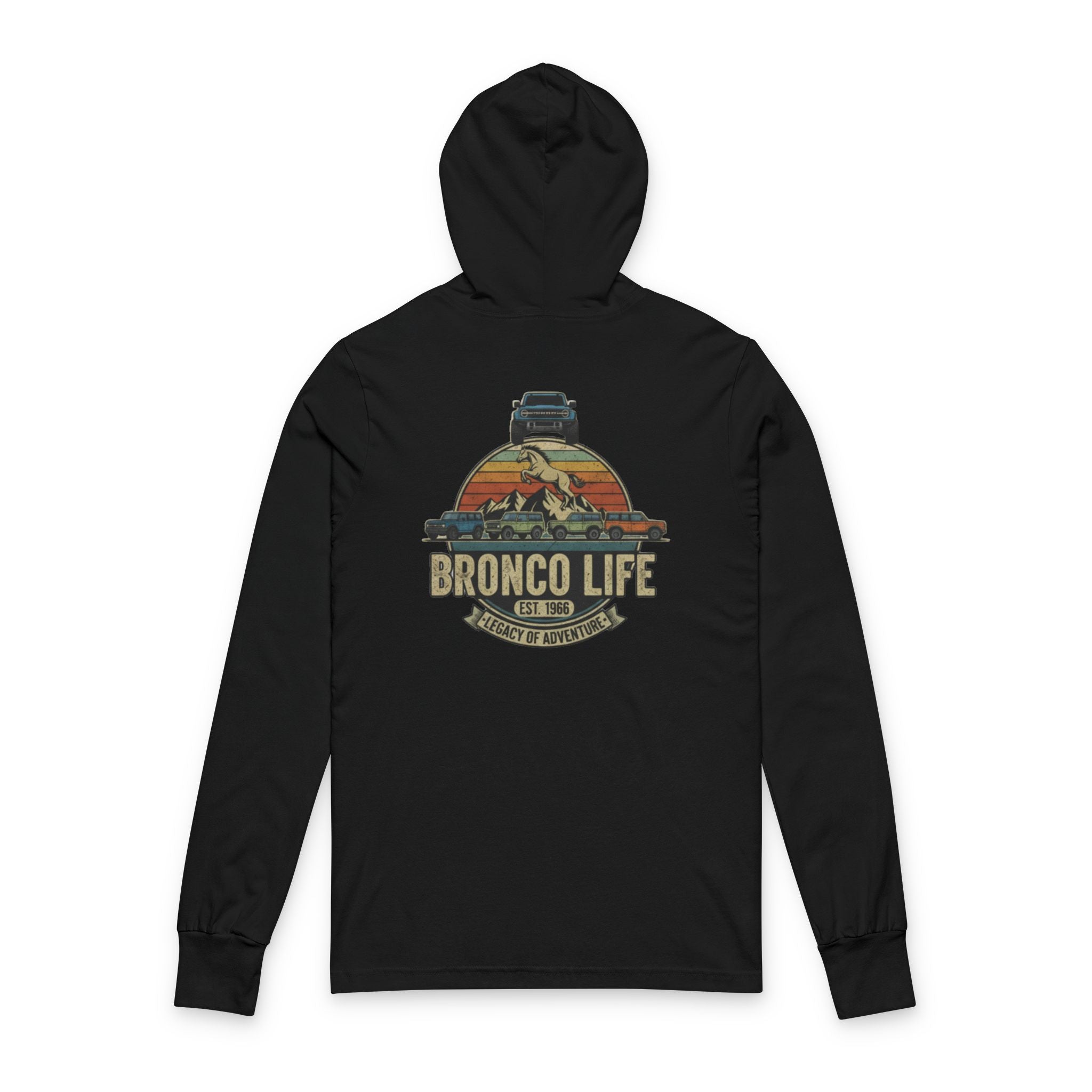 Bronco Life “Urban Meets Wild” Hooded TriBlend Tee – Trailblazer Edition