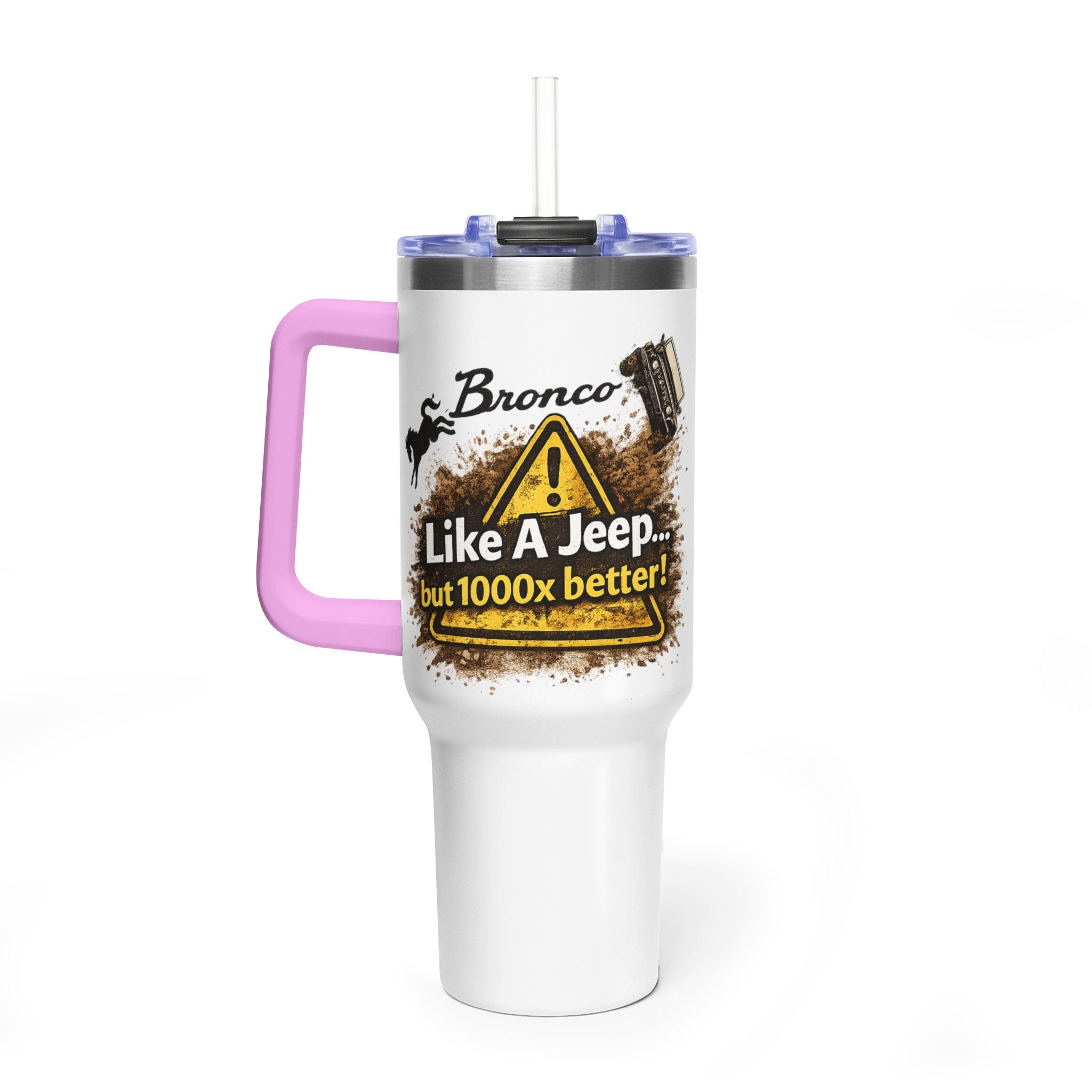 1000x Better 40oz Vacuum Insulated Tumbler | Bronco 60th Anniversary Adventure Travel Mug