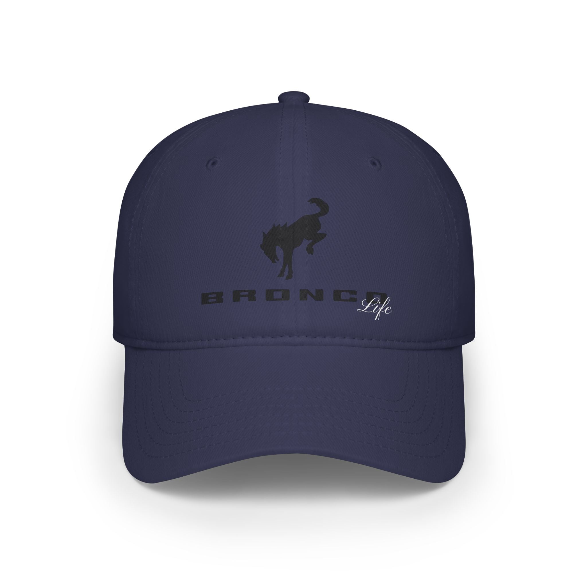 Bronco Life Cap — “Rough Terrain, No Retreat” Bucking Bronco Edition