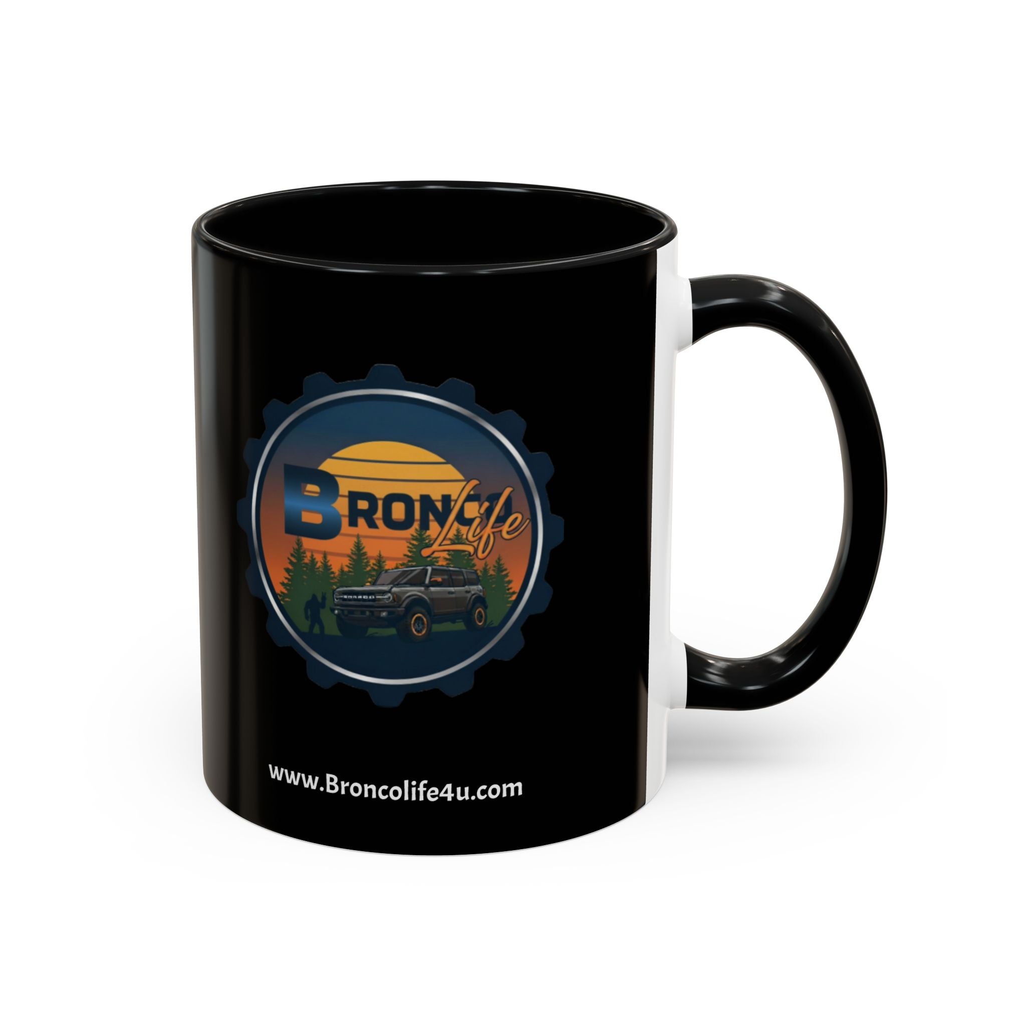 Bronco Life Coffee Mug – Built Wild Est. 1966 Ford Bronco Accent Mug (11oz / 15oz)