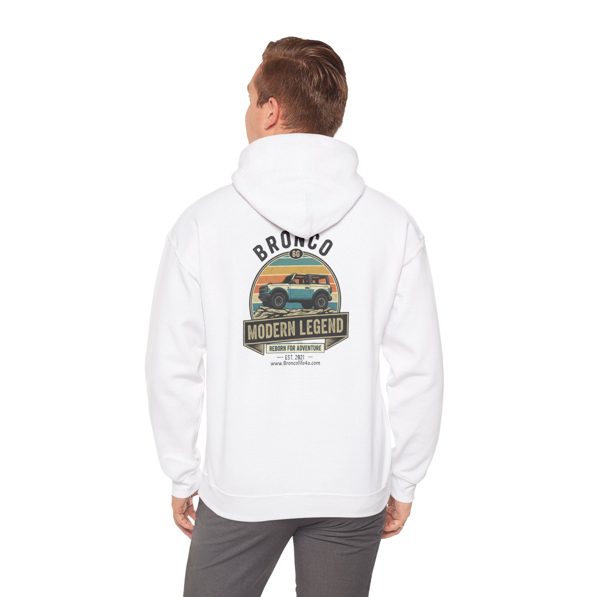 Bronco 6G “Modern Legend” Hoodie — Adventure Reborn Since 2021