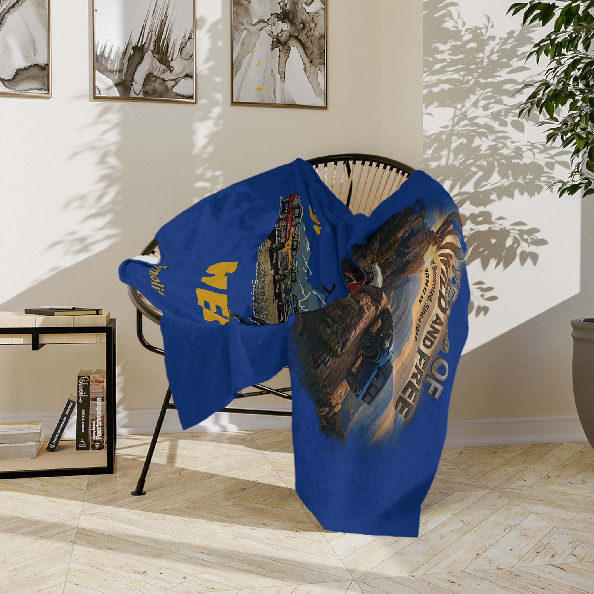 Join the Herd Premium Microfiber Blanket | Bronco Heritage Adventure Throw | 60 Years of Wild & Free
