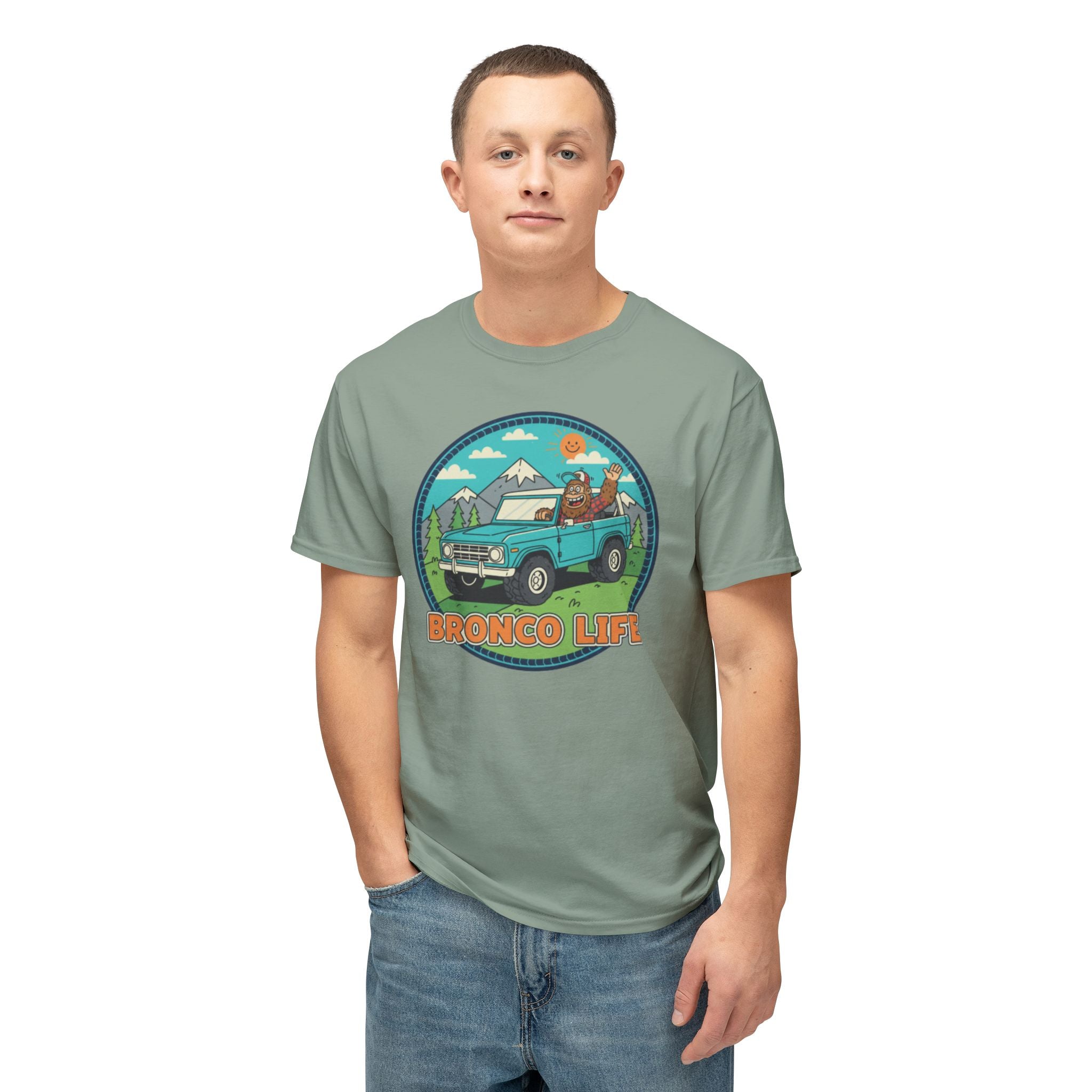 Sasquatch Off-Road Co-Pilot Tee — The Legendary Bronco Adventure Edition