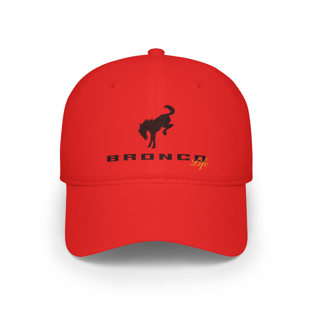 Bronco Life Cap — “Rough Terrain, No Retreat” Bucking Bronco Edition