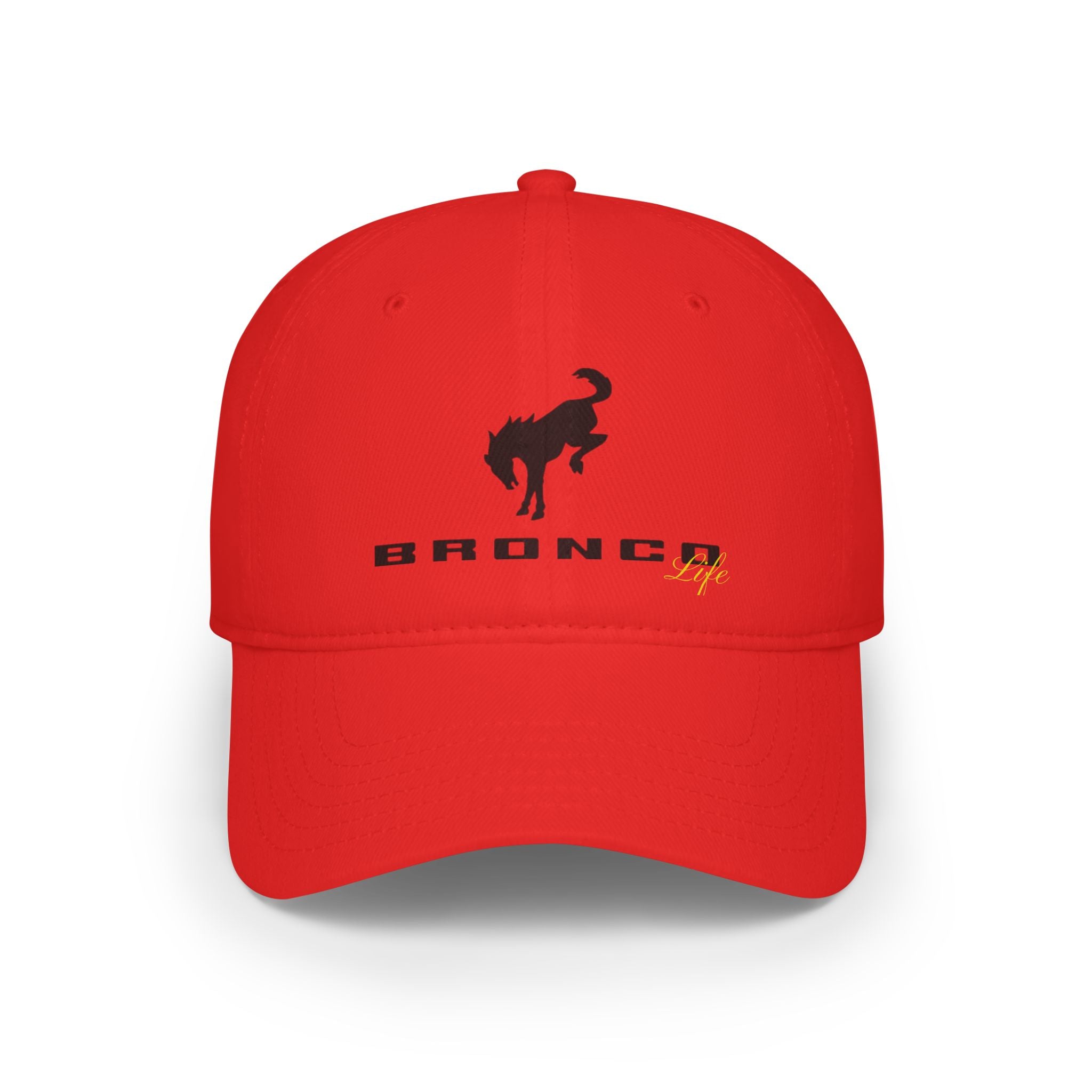 Bronco Life Cap — “Rough Terrain, No Retreat” Bucking Bronco Edition