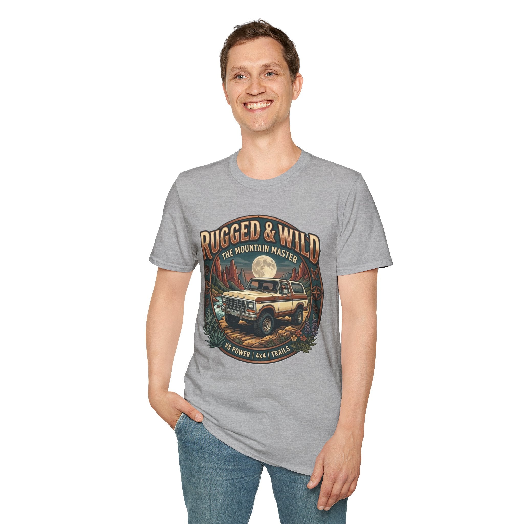 Rugged & Wild Bronco Tee – 2nd Gen Off-Road 4x4 Adventure Shirt