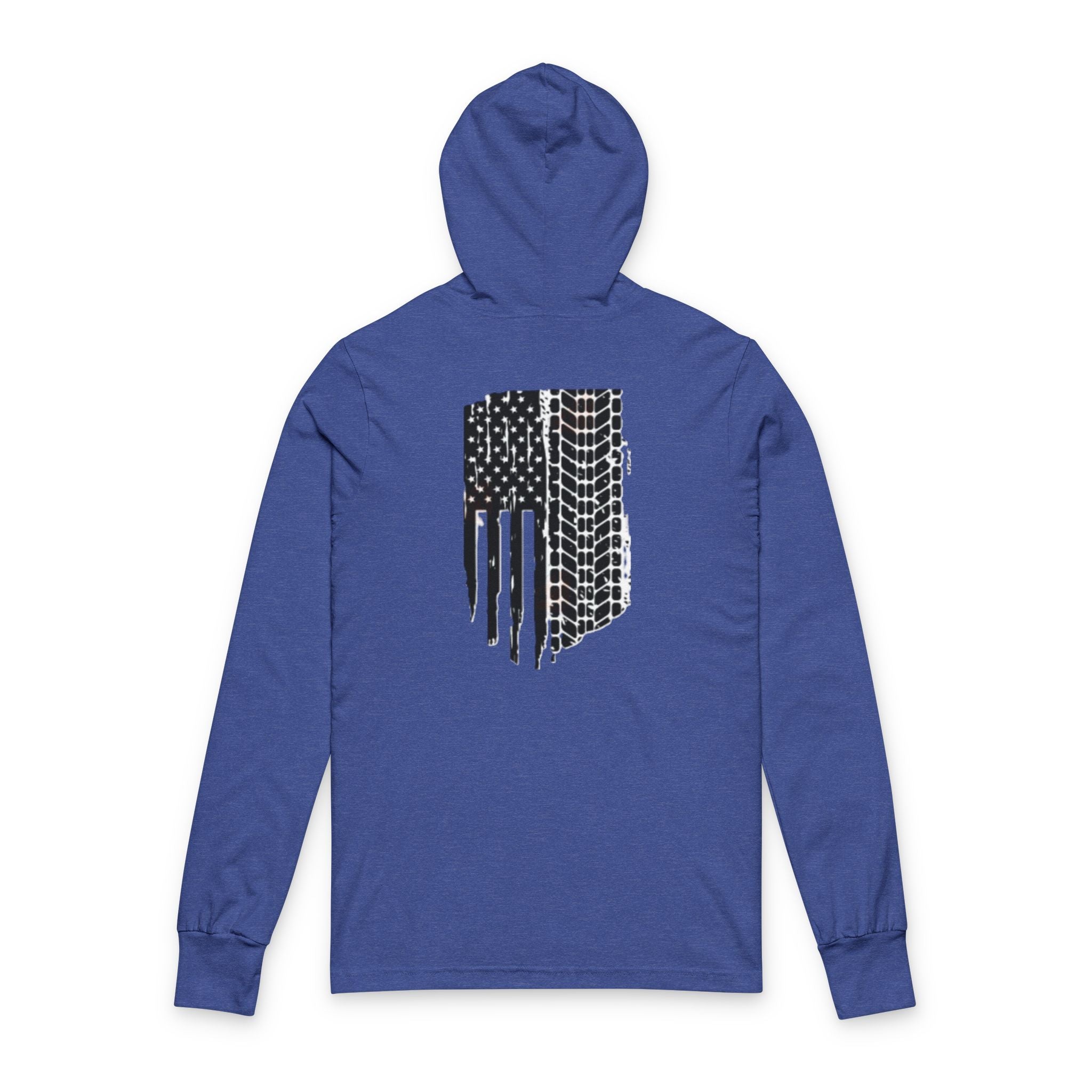 “Stars, Stripes & Horsepower” Patriotic Bronco Hooded Long Sleeve Tee — Freedom-Ready Gear for Every Trail