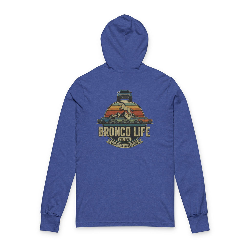 Bronco Life “Urban Meets Wild” Hooded TriBlend Tee – Trailblazer Edition