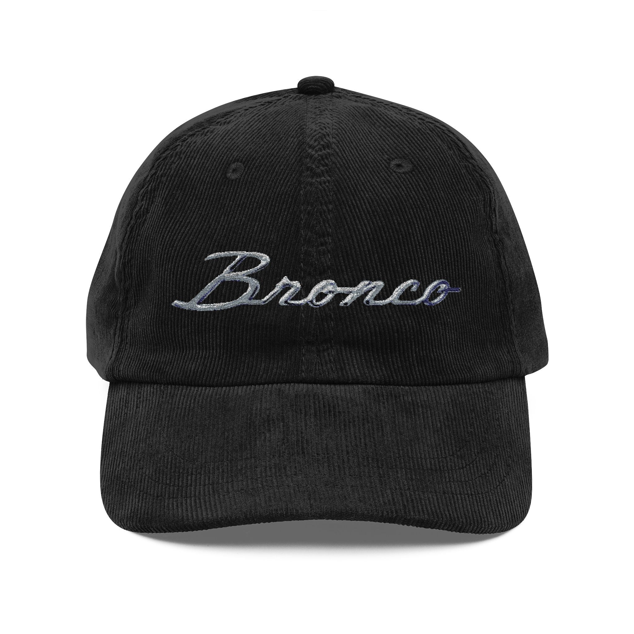 Vintage Corduroy Bronco Cap – Retro Dad Hat for Ford Bronco Fans