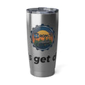 Bronco Life “Let’s Get Dirty” 20oz Off-Road Tumbler – Rugged Insulated Trail Mug 20oz Silver Mug