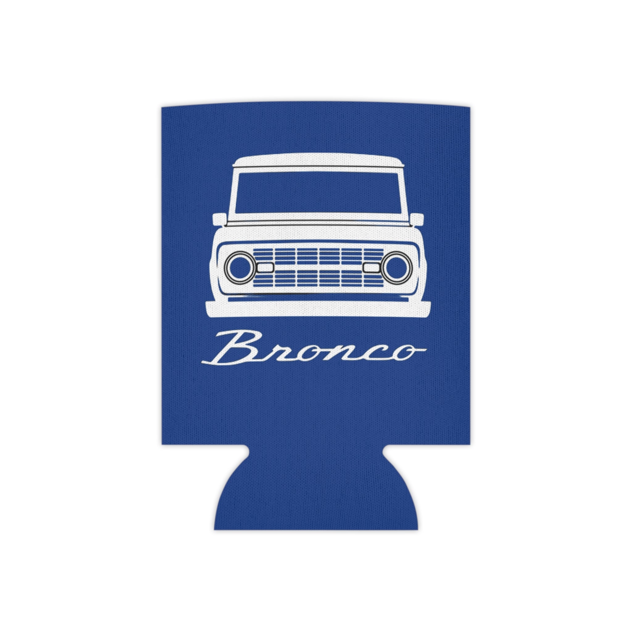 Bronco & Bigfoot Can Cooler — Peace, Trails & Ice-Cold Drinks