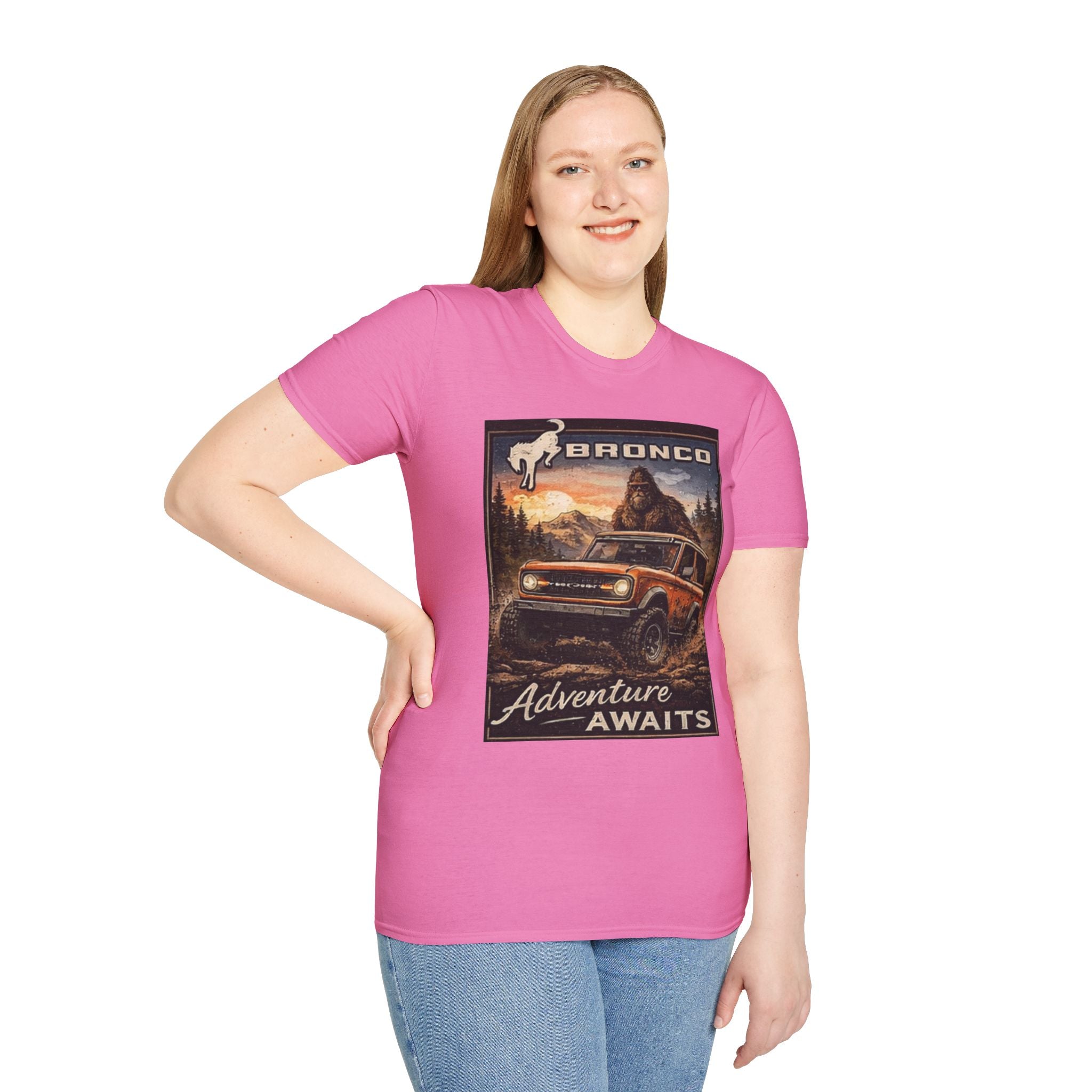 Bronco Adventure Awaits T-Shirt – Built Wild, 6G Approved