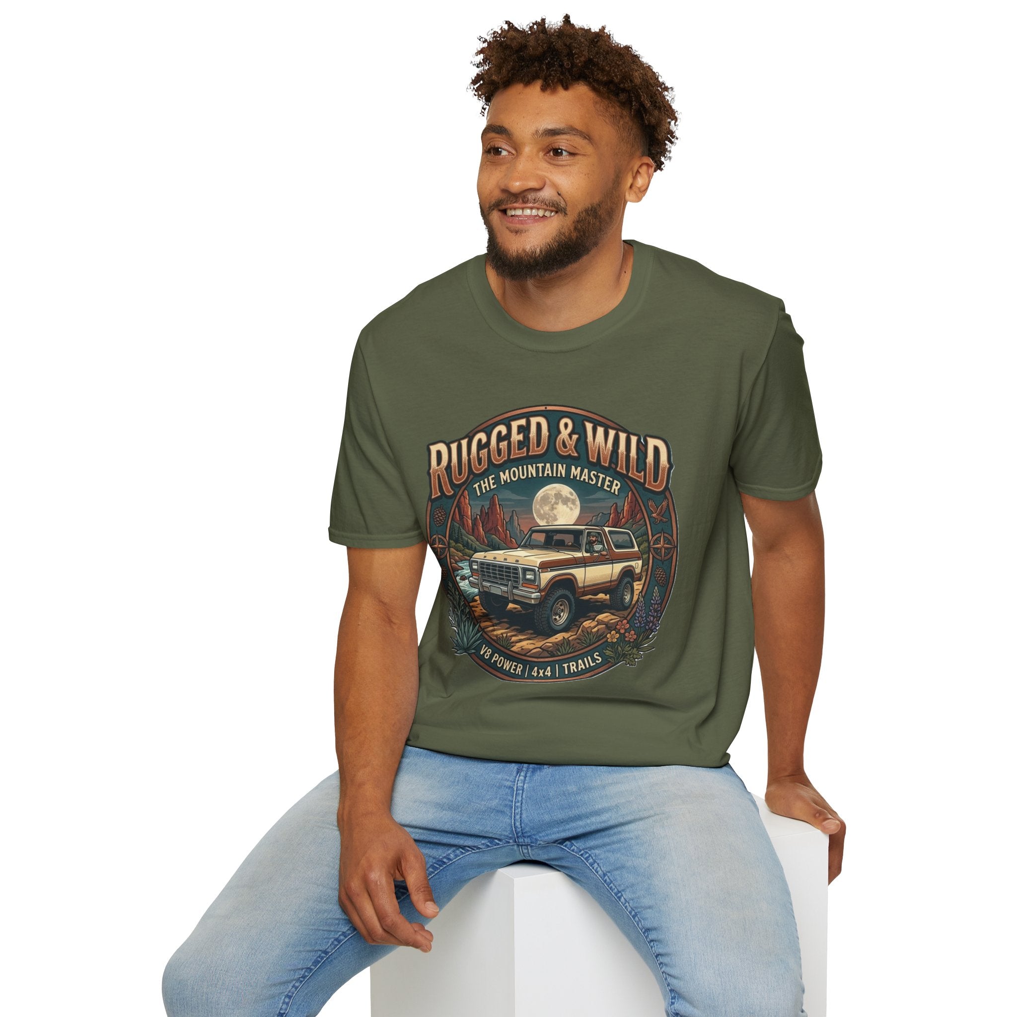 Rugged & Wild Bronco Tee – 2nd Gen Off-Road 4x4 Adventure Shirt