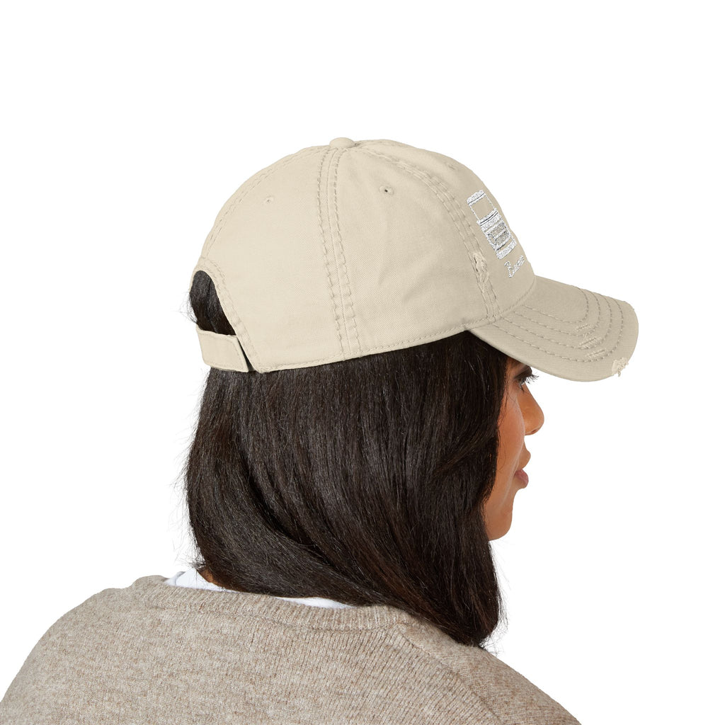Classic '66 Bronco Silhouette Distressed Dad Hat – Vintage Embroidered Trail Icon