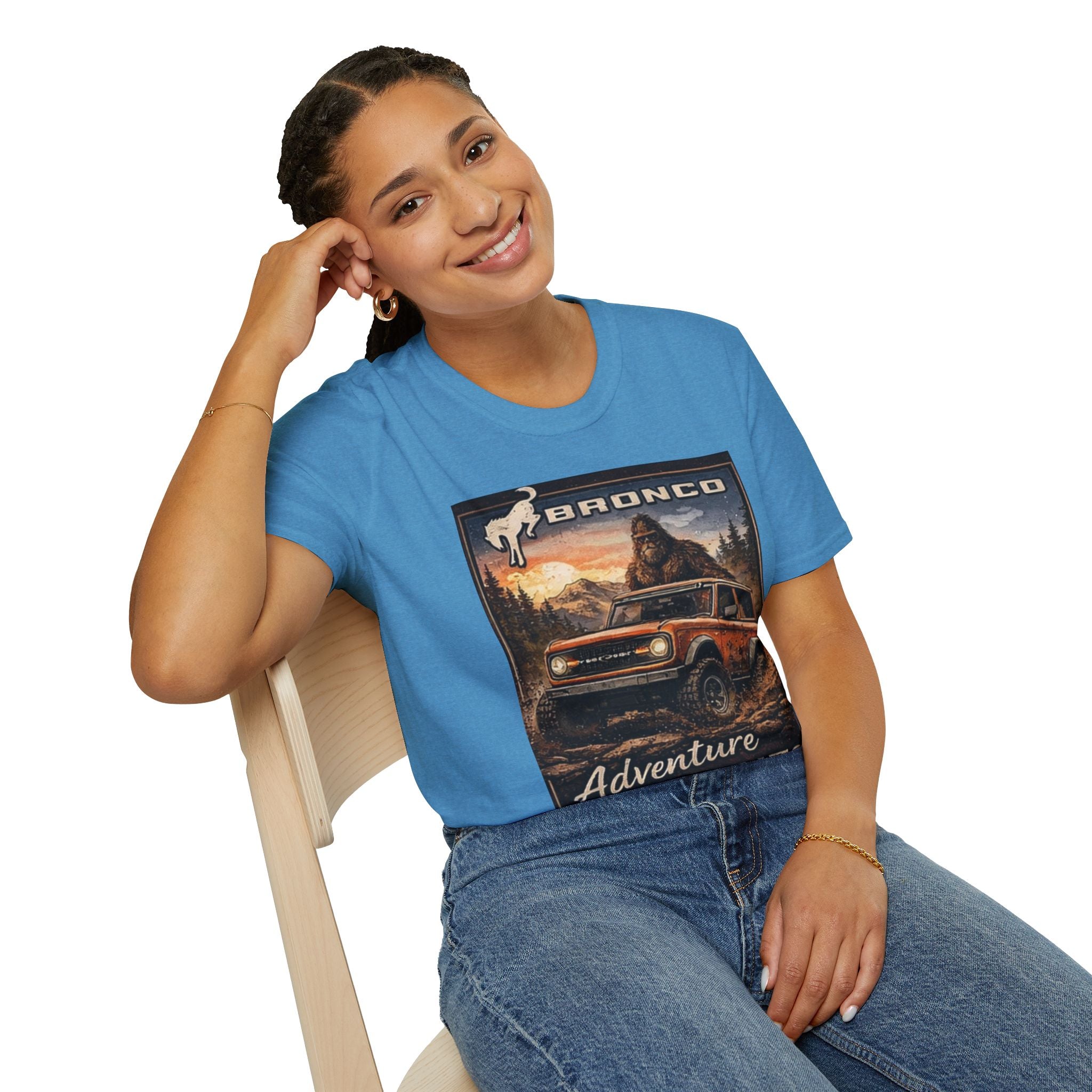 Bronco Adventure Awaits T-Shirt – Built Wild, 6G Approved
