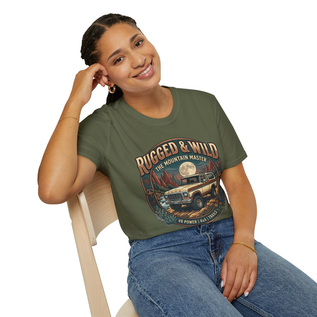 Rugged & Wild Bronco Tee – 2nd Gen Off-Road 4x4 Adventure Shirt
