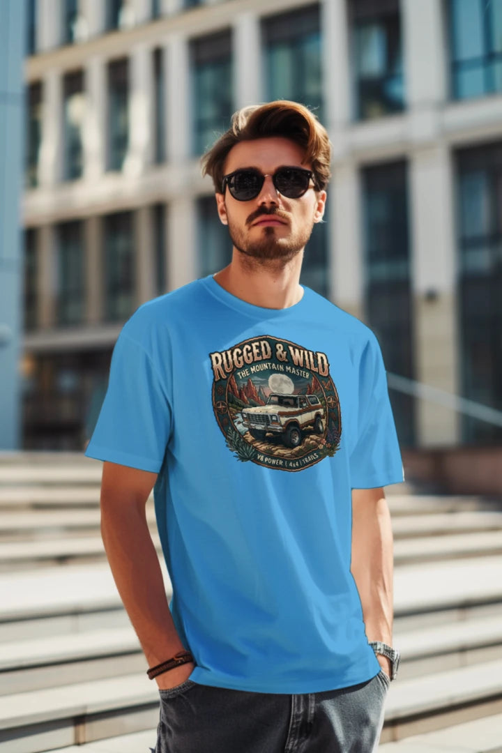 Rugged & Wild Bronco Tee – 2nd Gen Off-Road 4x4 Adventure Shirt T-Shirt