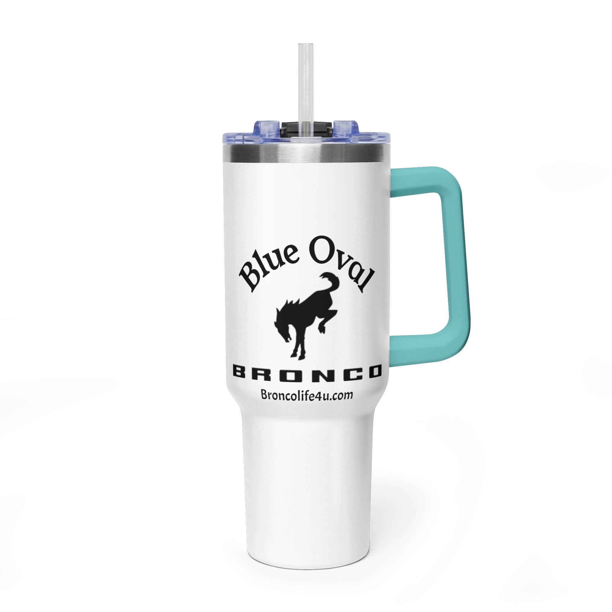 Smiles Per Gallon 40oz Vacuum Insulated Tumbler | Bronco Lifestyle Adventure Travel Mug