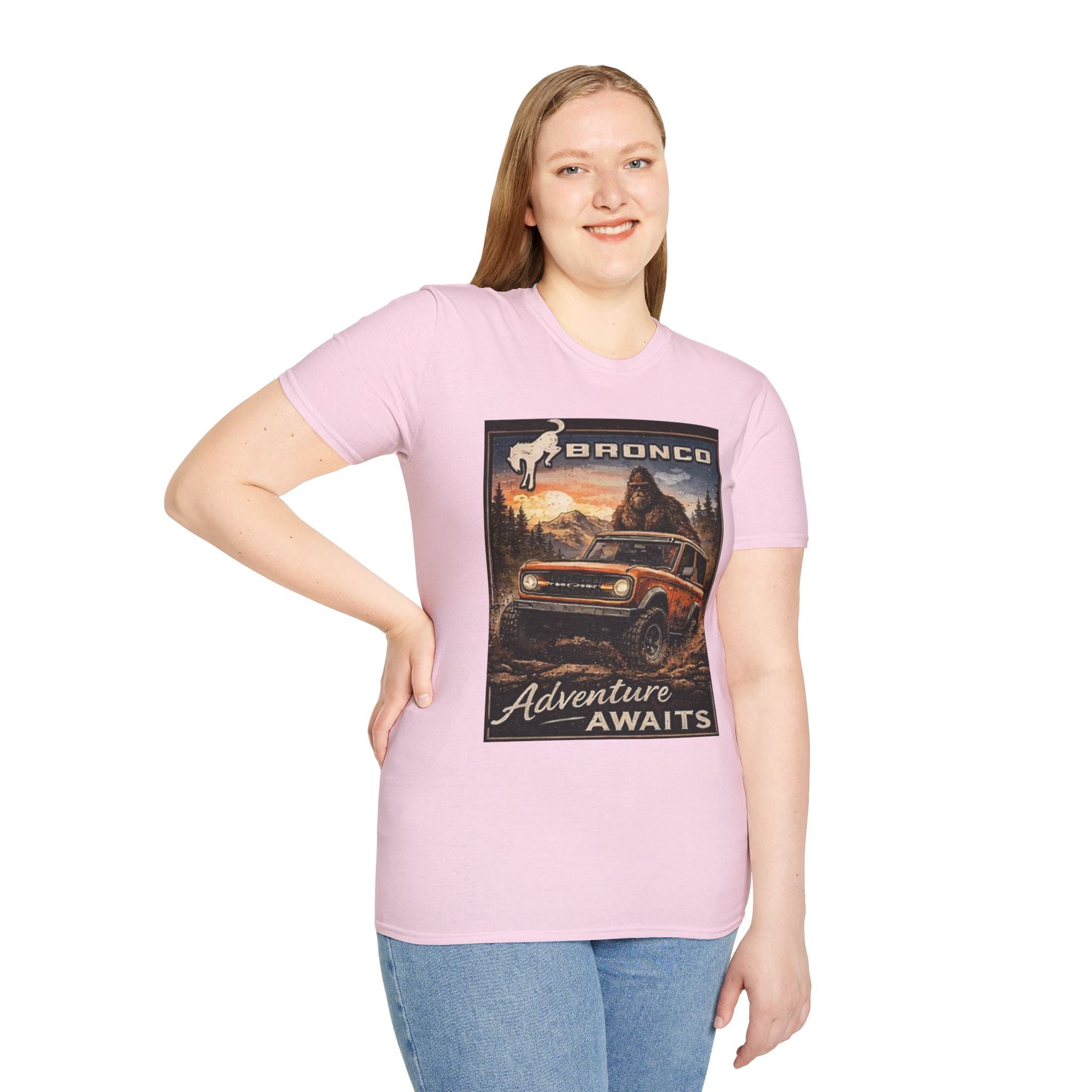 Bronco Adventure Awaits T-Shirt – Built Wild, 6G Approved
