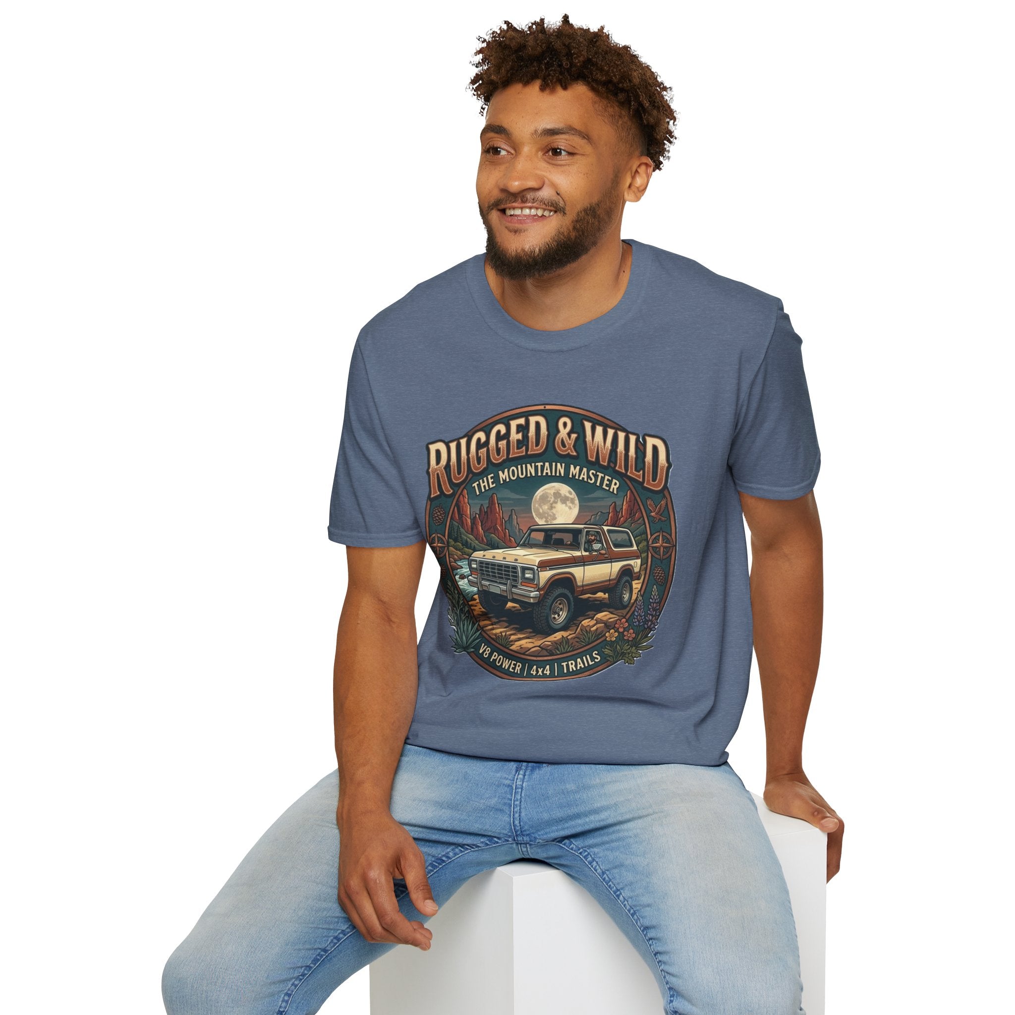 Rugged & Wild Bronco Tee – 2nd Gen Off-Road 4x4 Adventure Shirt