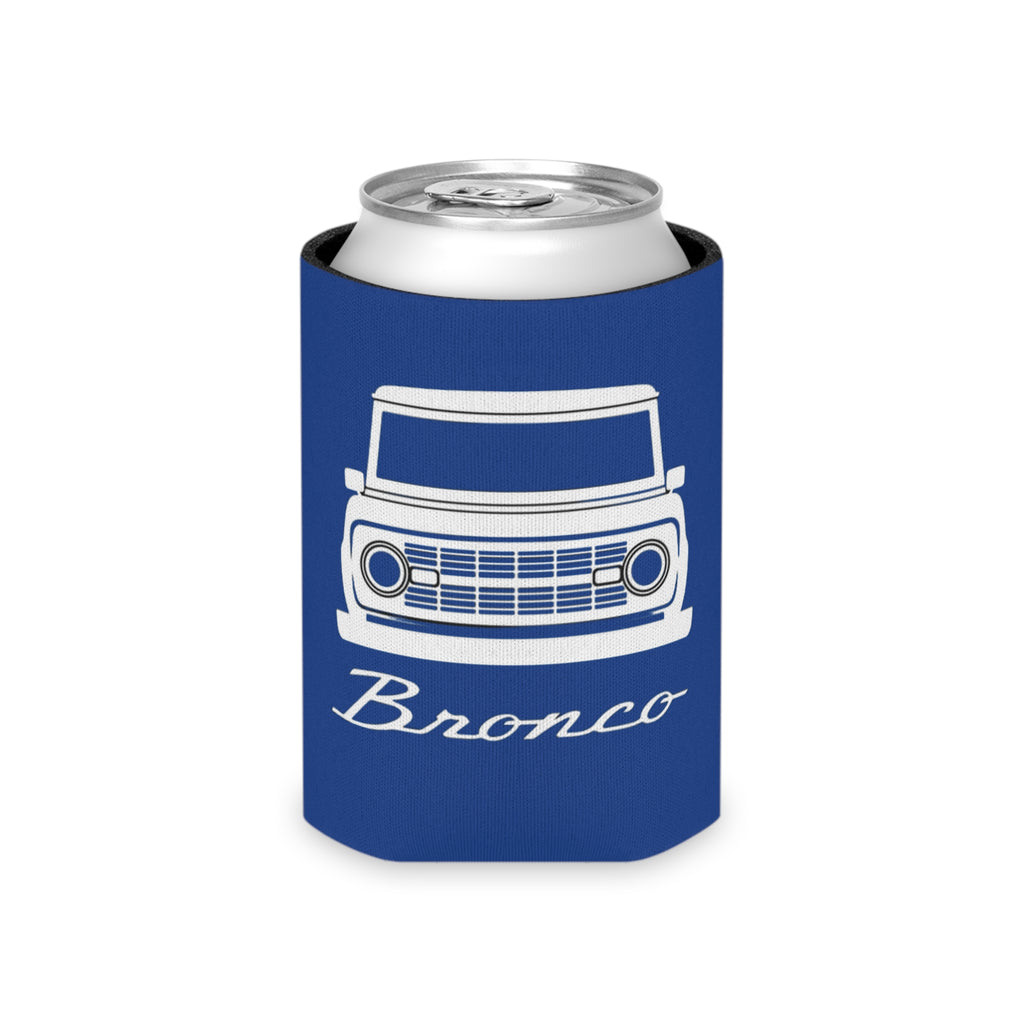 Bronco & Bigfoot Can Cooler — Peace, Trails & Ice-Cold Drinks