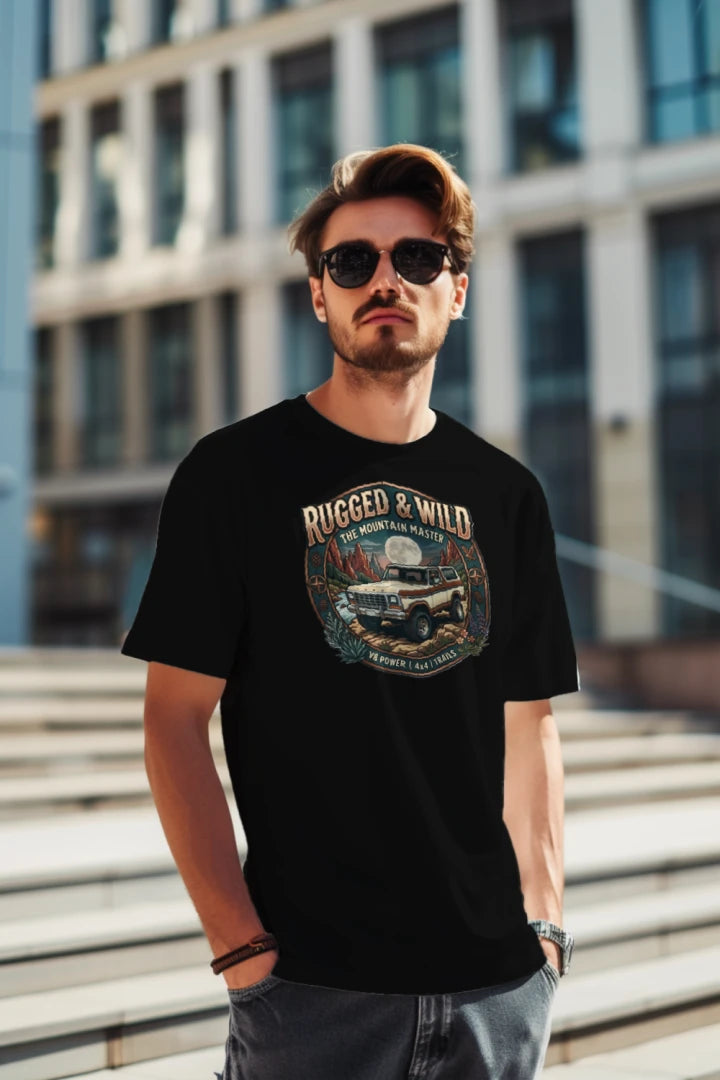 Rugged & Wild Bronco Tee – 2nd Gen Off-Road 4x4 Adventure Shirt T-Shirt