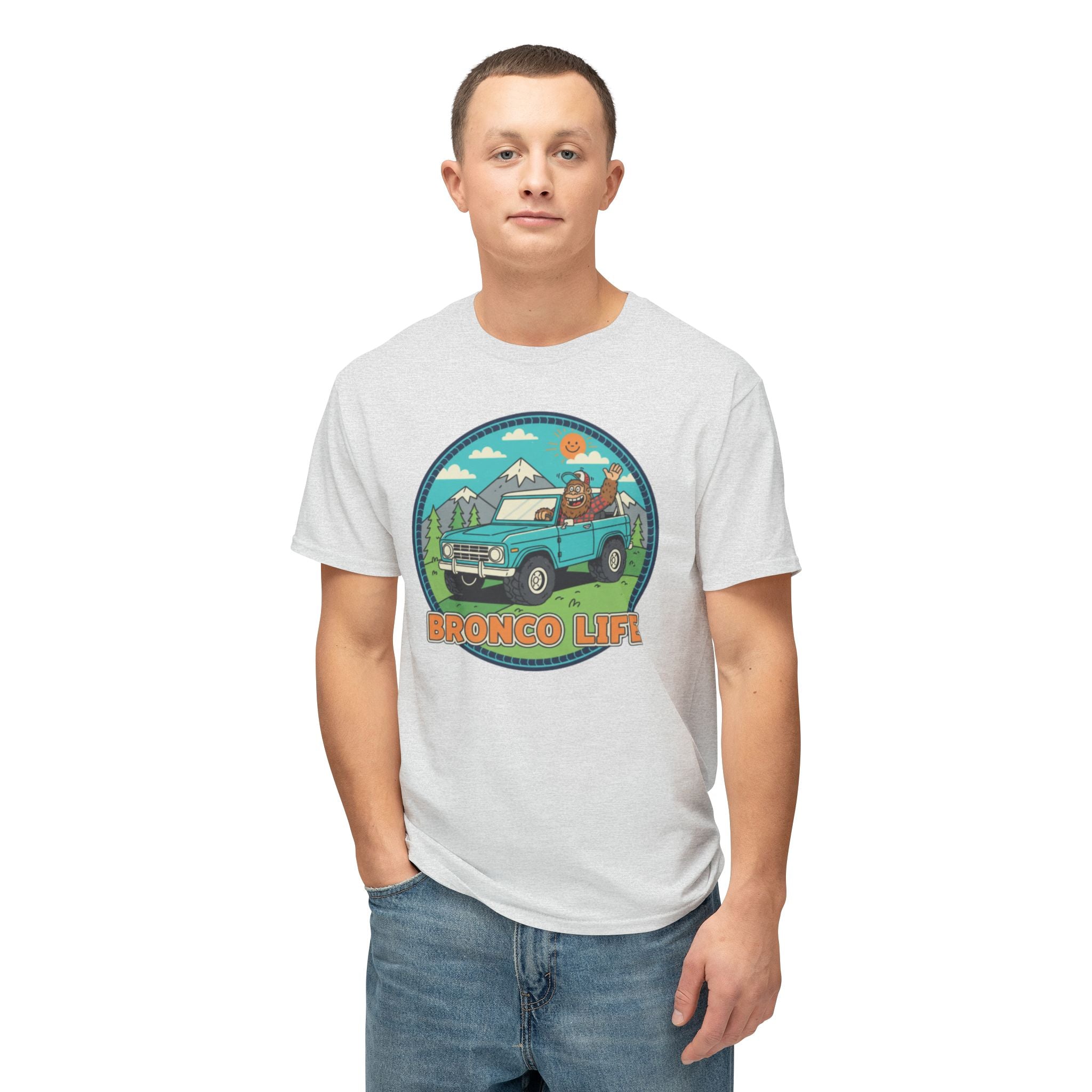 Sasquatch Off-Road Co-Pilot Tee — The Legendary Bronco Adventure Edition